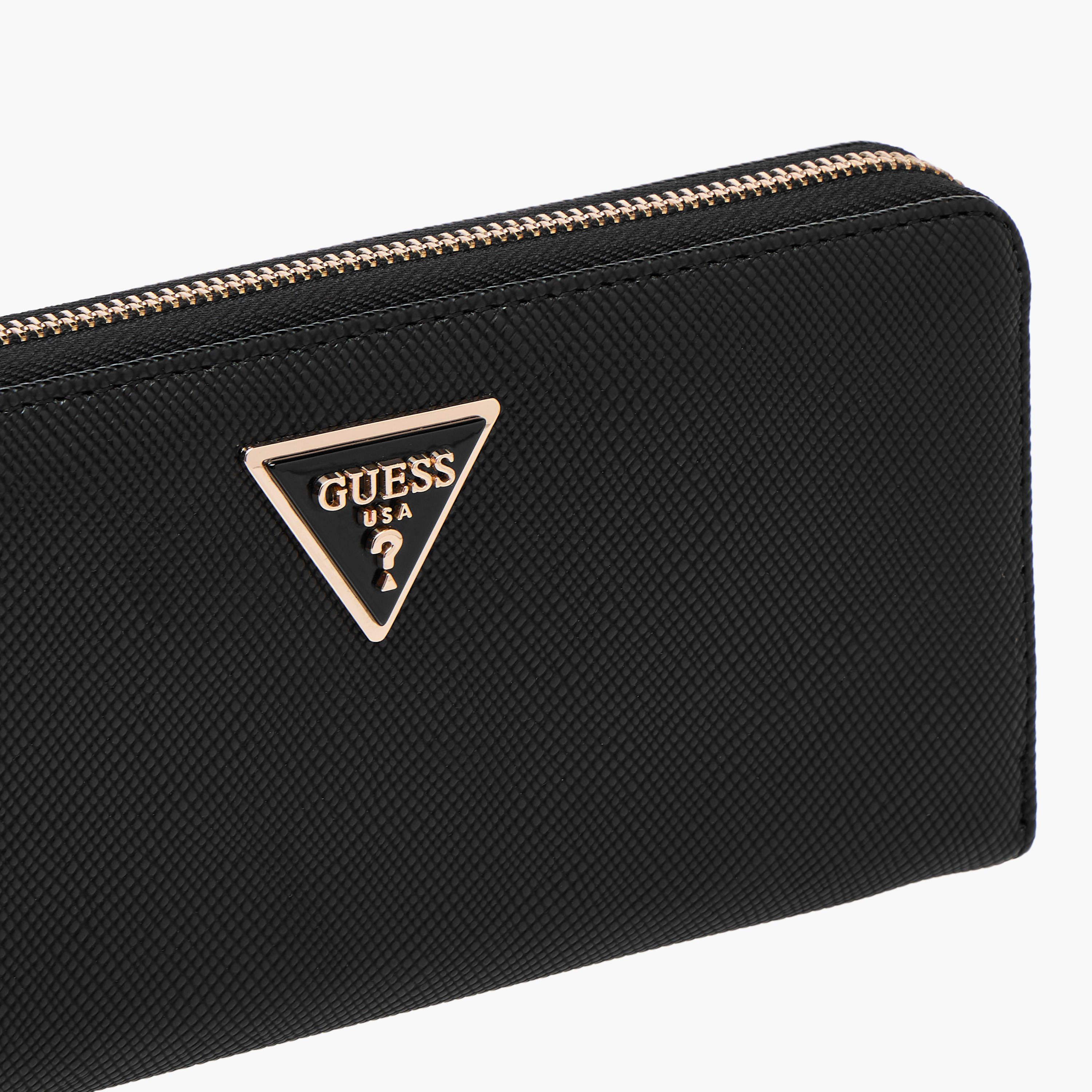 Guess LAUREL SLG Textured Zip Around Wallet-women-bagsandwallets-wallets-image-3