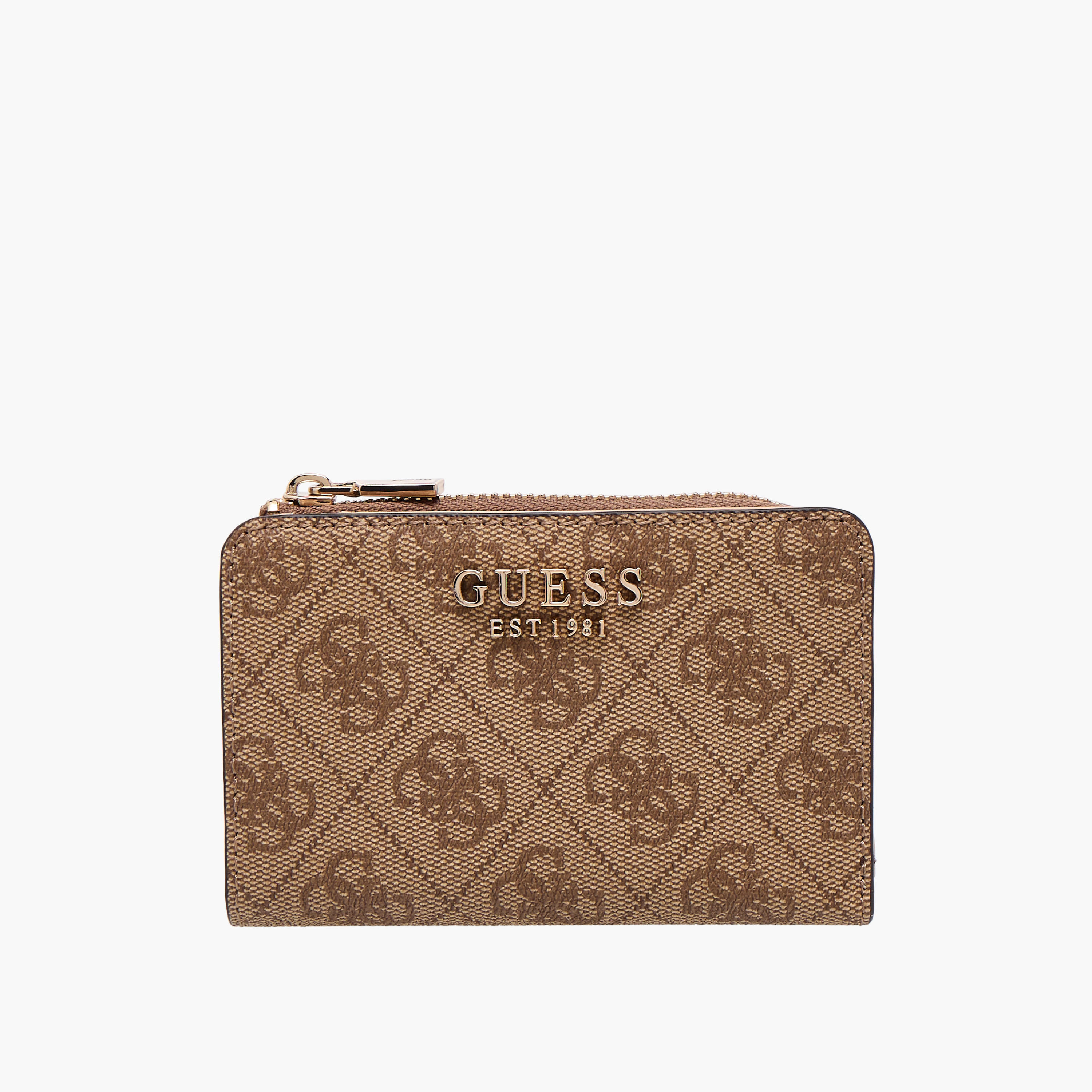 Guess Laurel II SLG Textured Wallet with Snap Button Closure-women-bagsandwallets-wallets-image-1