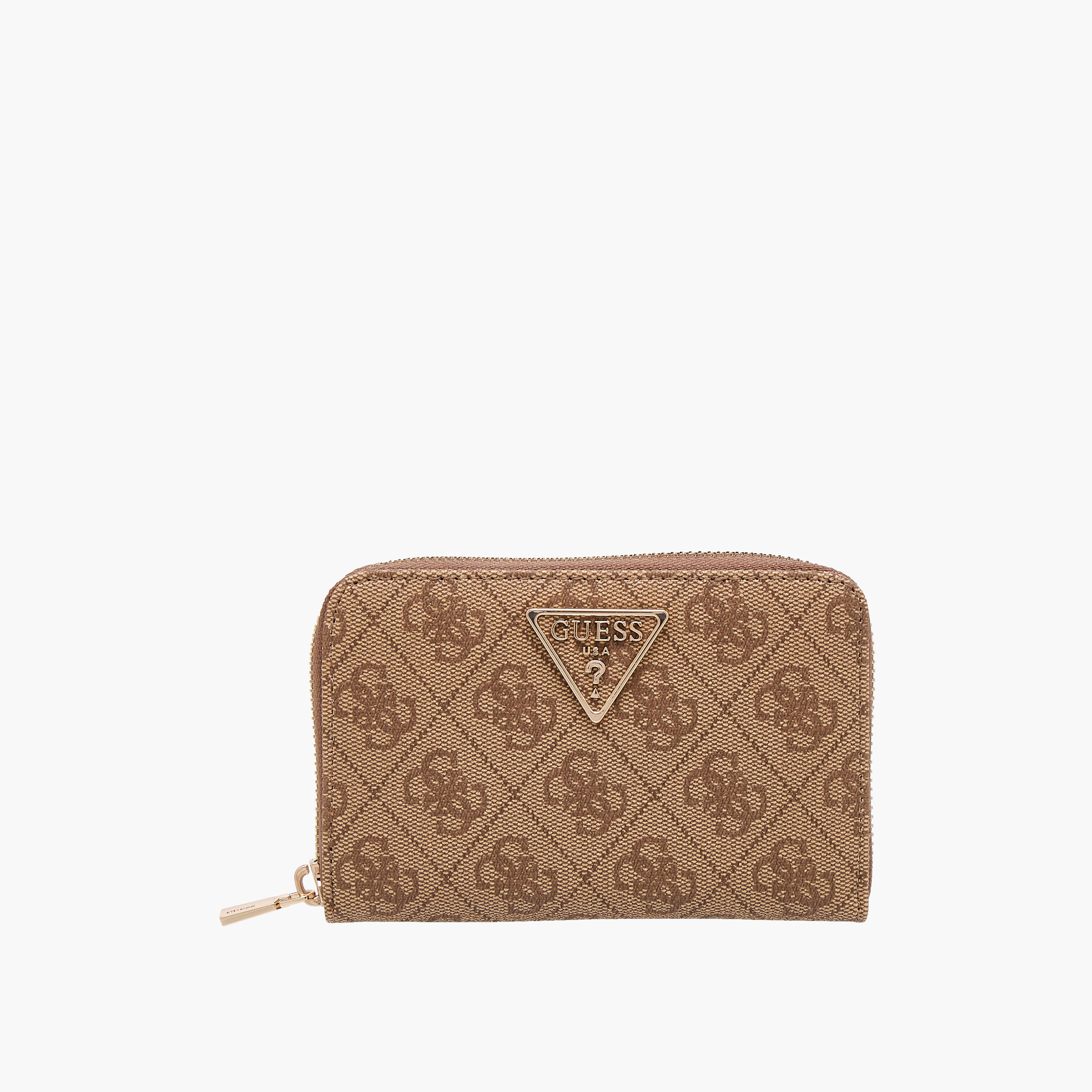 Guess LAUREL II SLG Monogram Embossed Zip Around Wallet-women-bagsandwallets-wallets-image-1