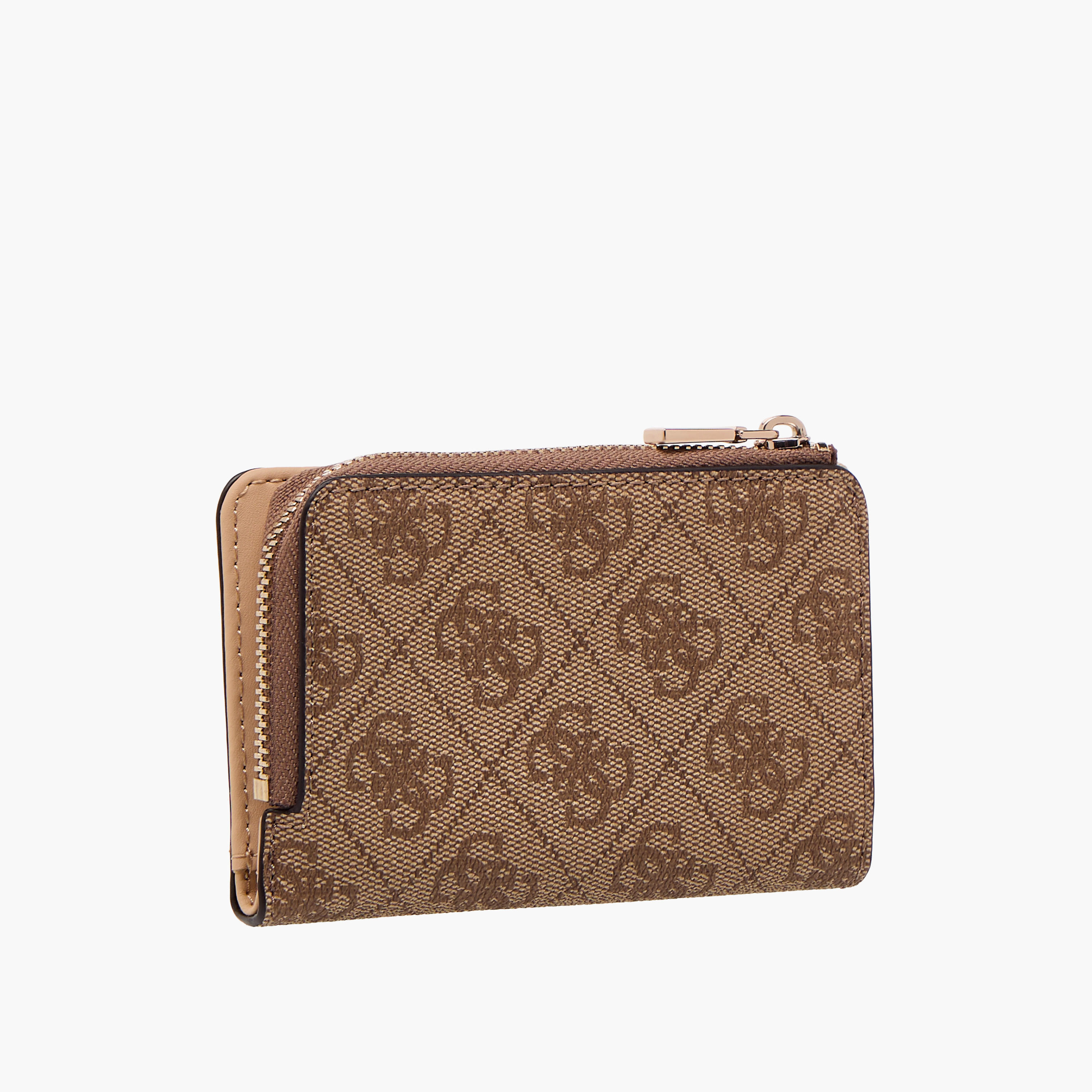 Guess Laurel SLG Textured Card Holder with Snap Button Closure-women-bagsandwallets-wallets-image-2