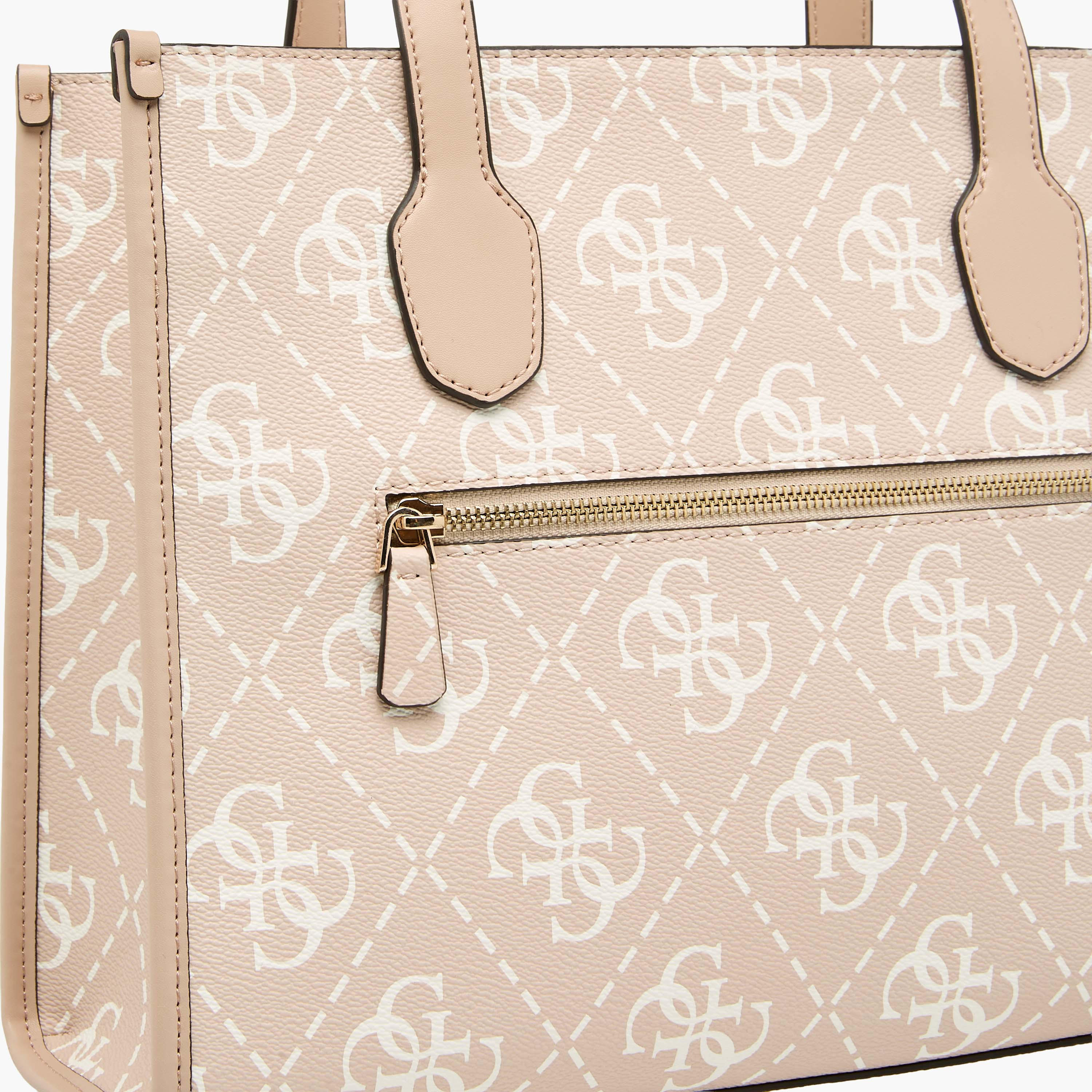 شنطة توتي بحزام كتف قابل للفصل وطبعات مونوجرام بحجرتين إيزي من جيس-women-bagsandwallets-handbags-image-6