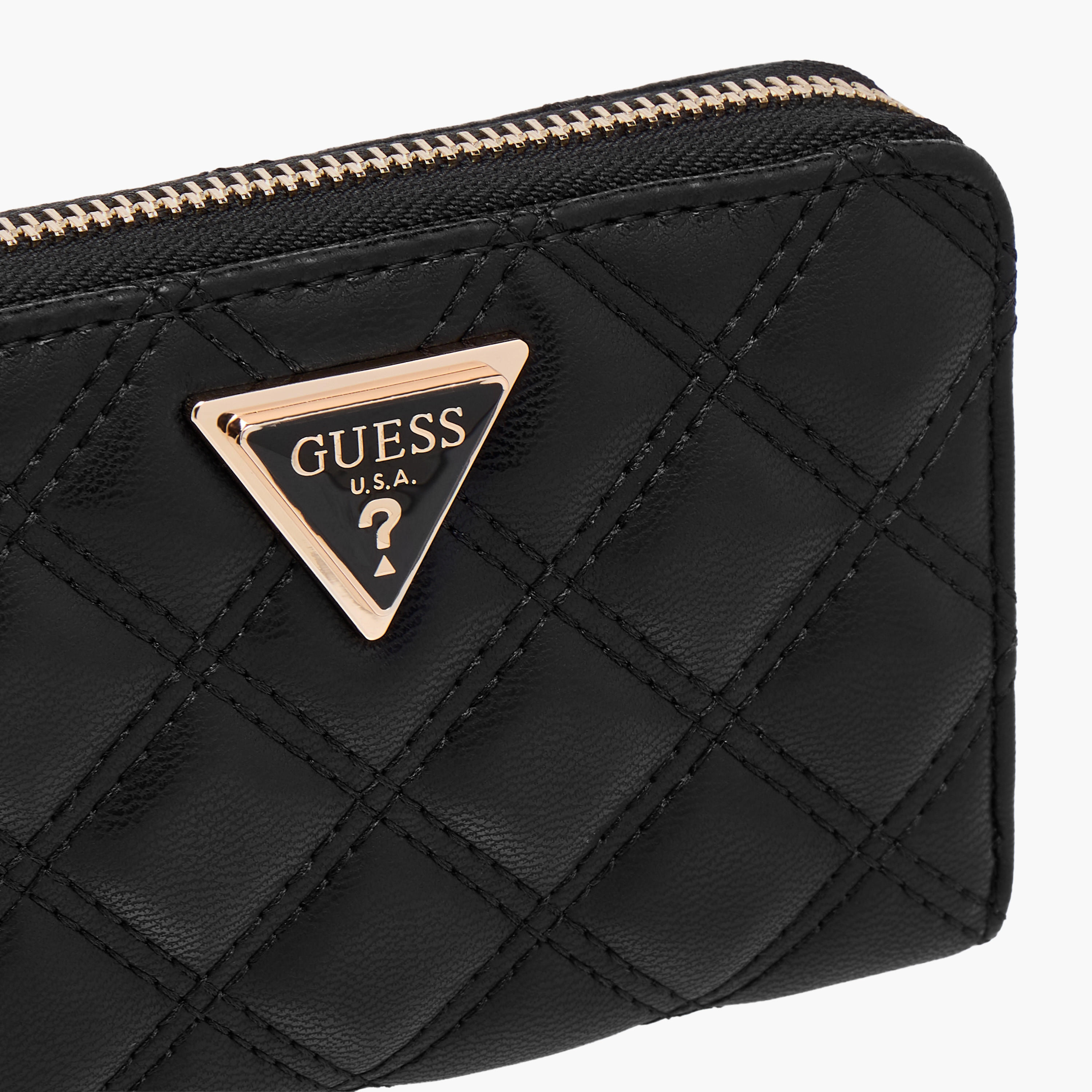 Guess GIULLY SLG Quilted Zip Around Wallet-women-bagsandwallets-wallets-image-3