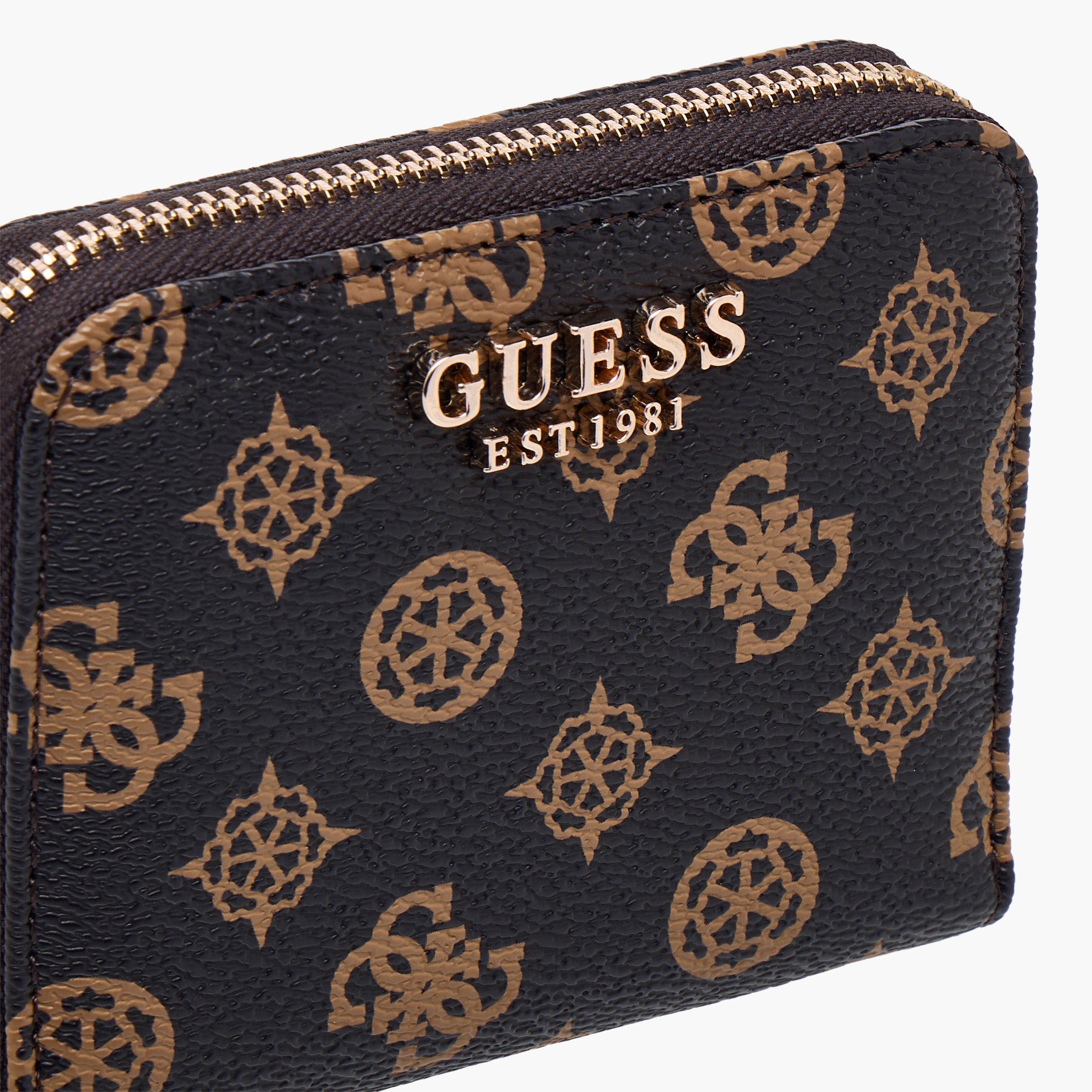 Guess Laurel SLG Printed Wallet with Zip Closure-women-bagsandwallets-wallets-image-3