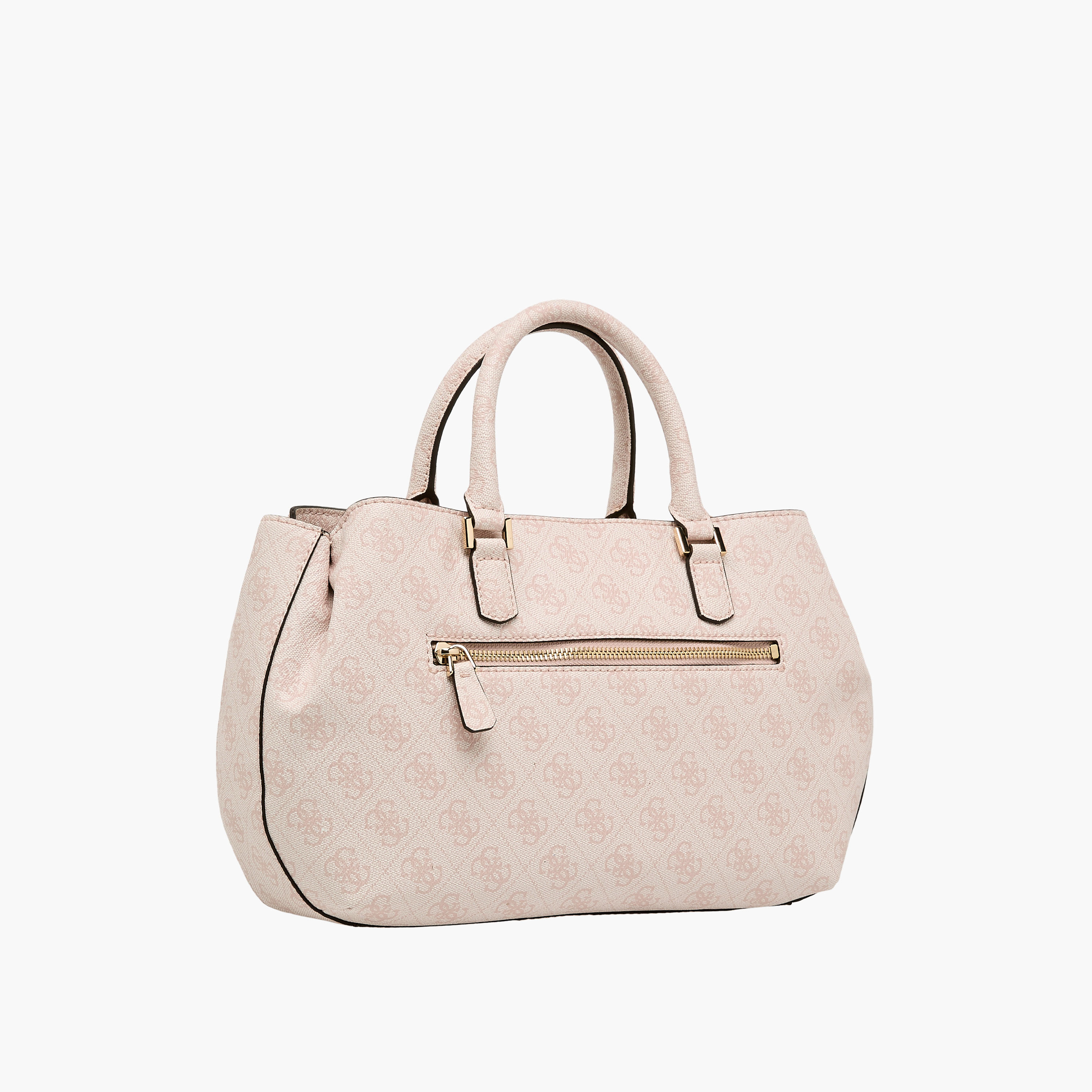 Guess Katya Girlfriend Monogram Print Crossbody Bag with Double Handles-women-bagsandwallets-handbags-image-4