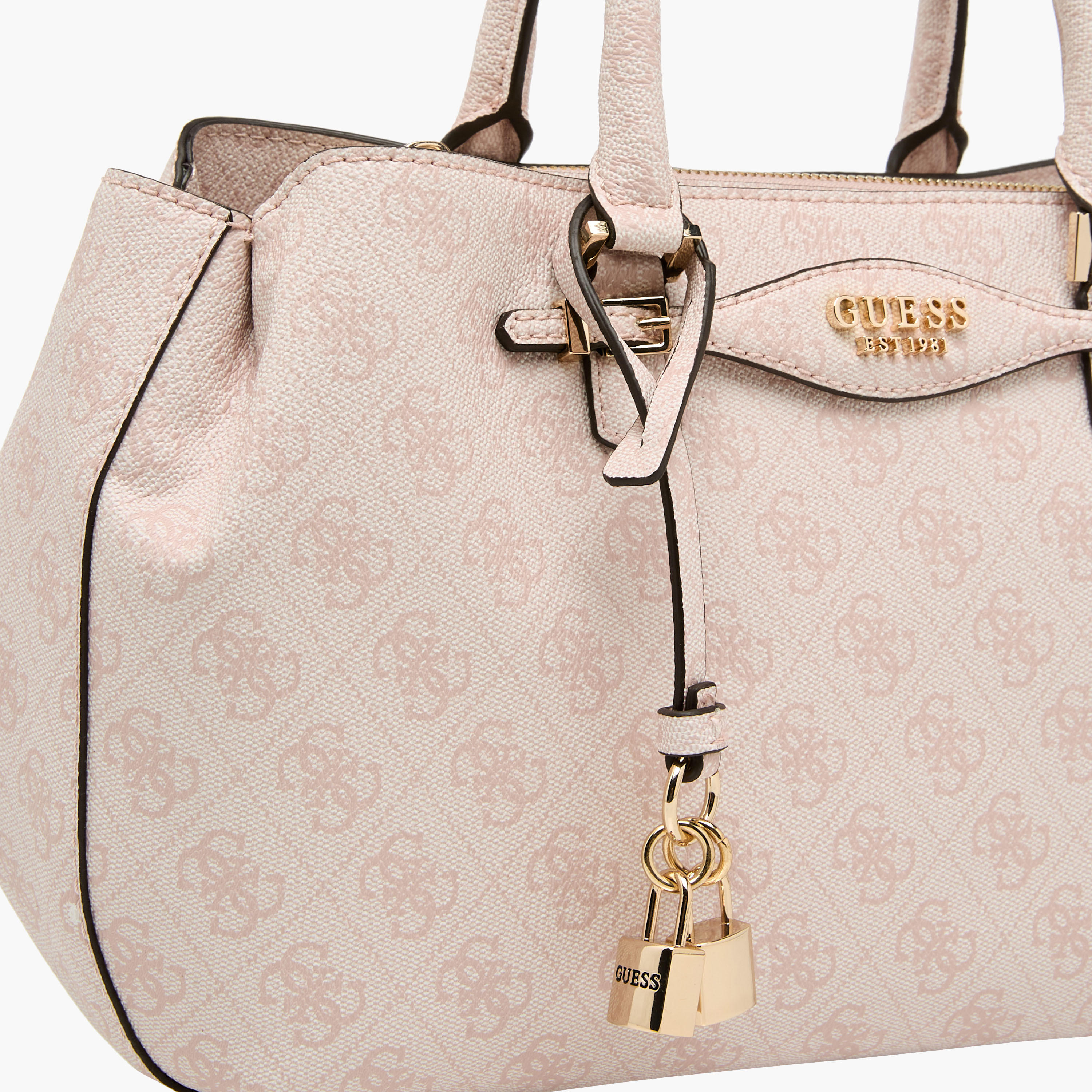 Guess Katya Girlfriend Monogram Print Crossbody Bag with Double Handles-women-bagsandwallets-handbags-image-5