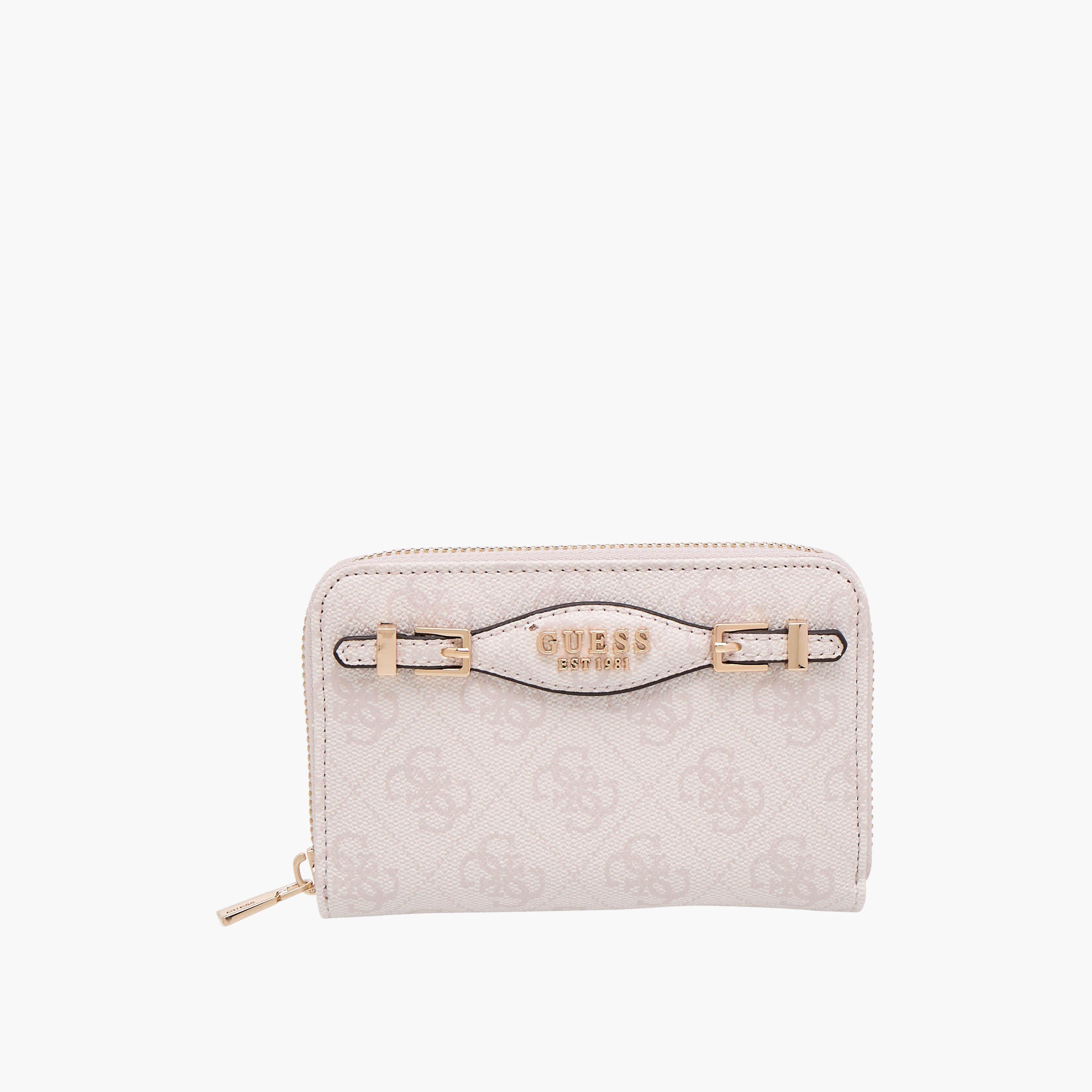 Guess Katya SLG Textured Wallet with Zip Closure-women-bagsandwallets-wallets-image-1