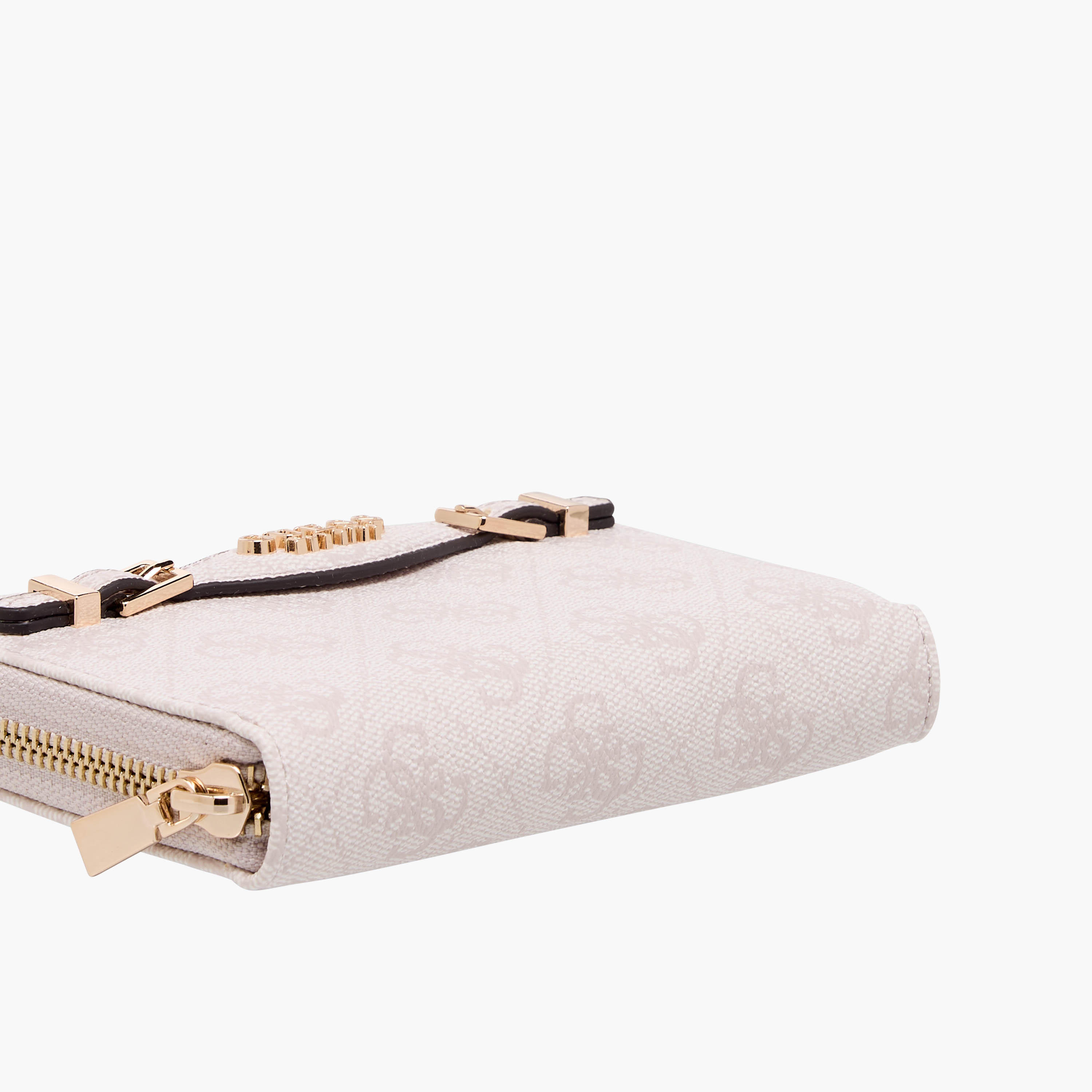 Guess Katya SLG Textured Wallet with Zip Closure-women-bagsandwallets-wallets-image-4