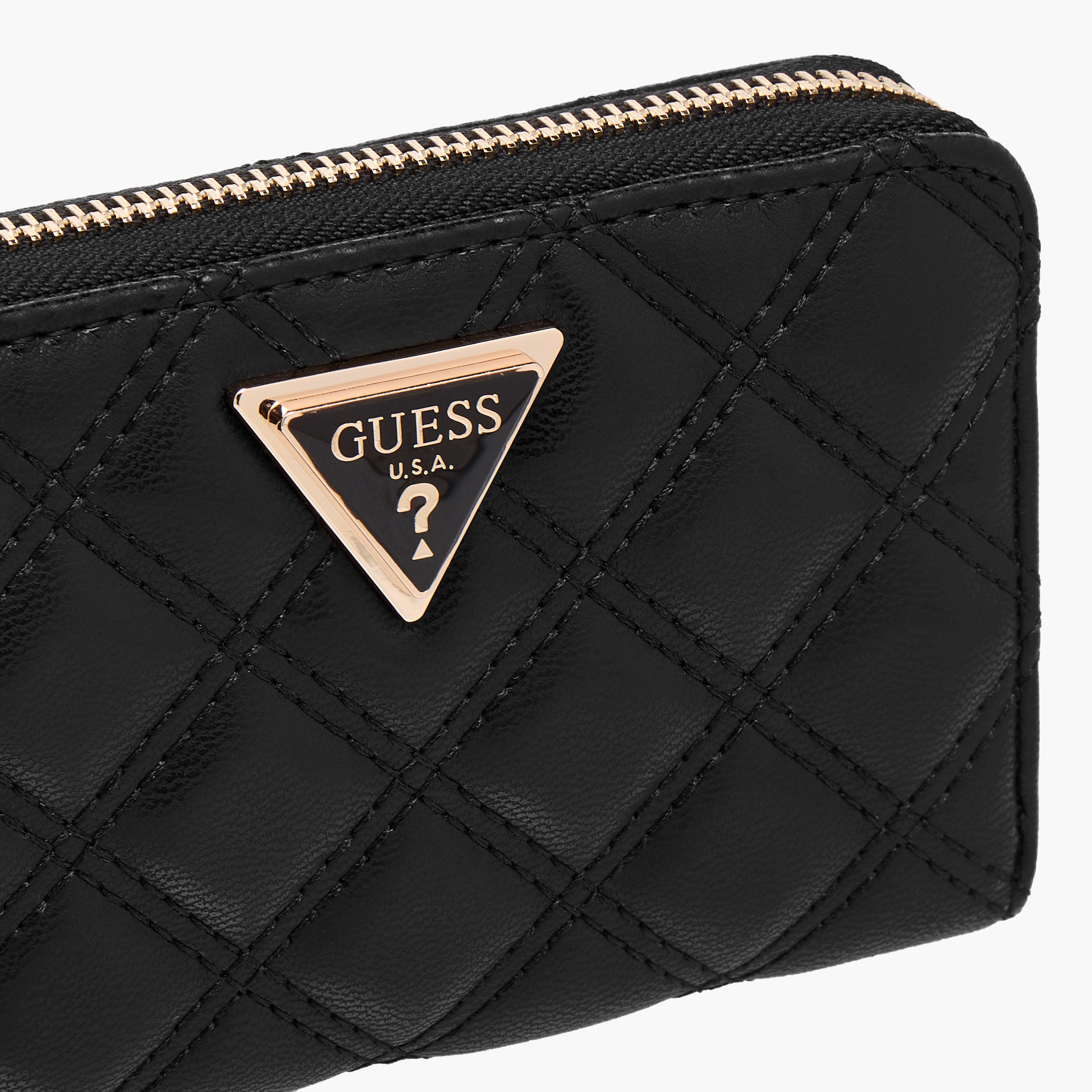 Guess Giully II SLG Quilted Wallet with Zip Closure-women-bagsandwallets-wallets-image-3