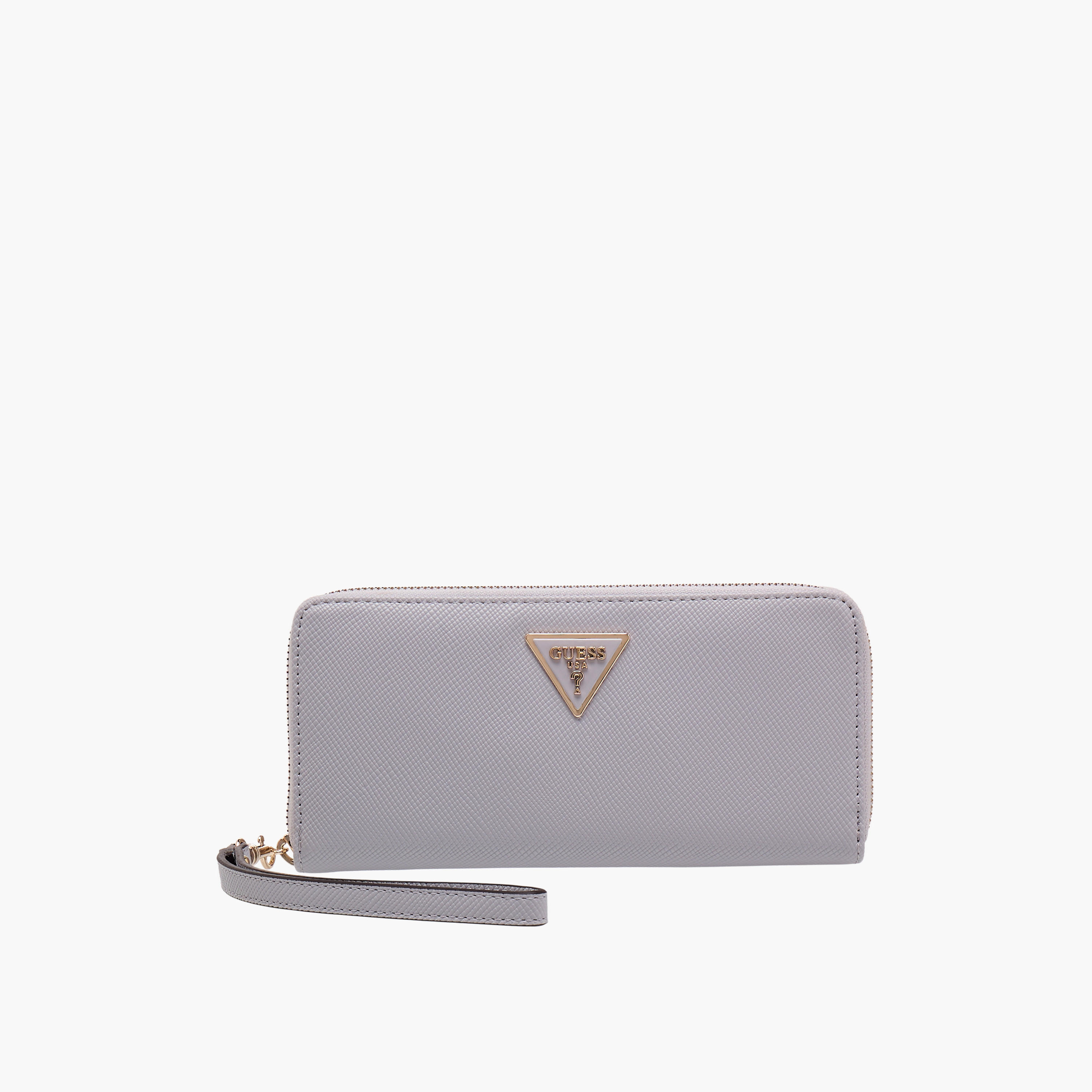 Guess Laurel Textured Wallet with Wristlet Strap-women-bagsandwallets-wallets-image-1