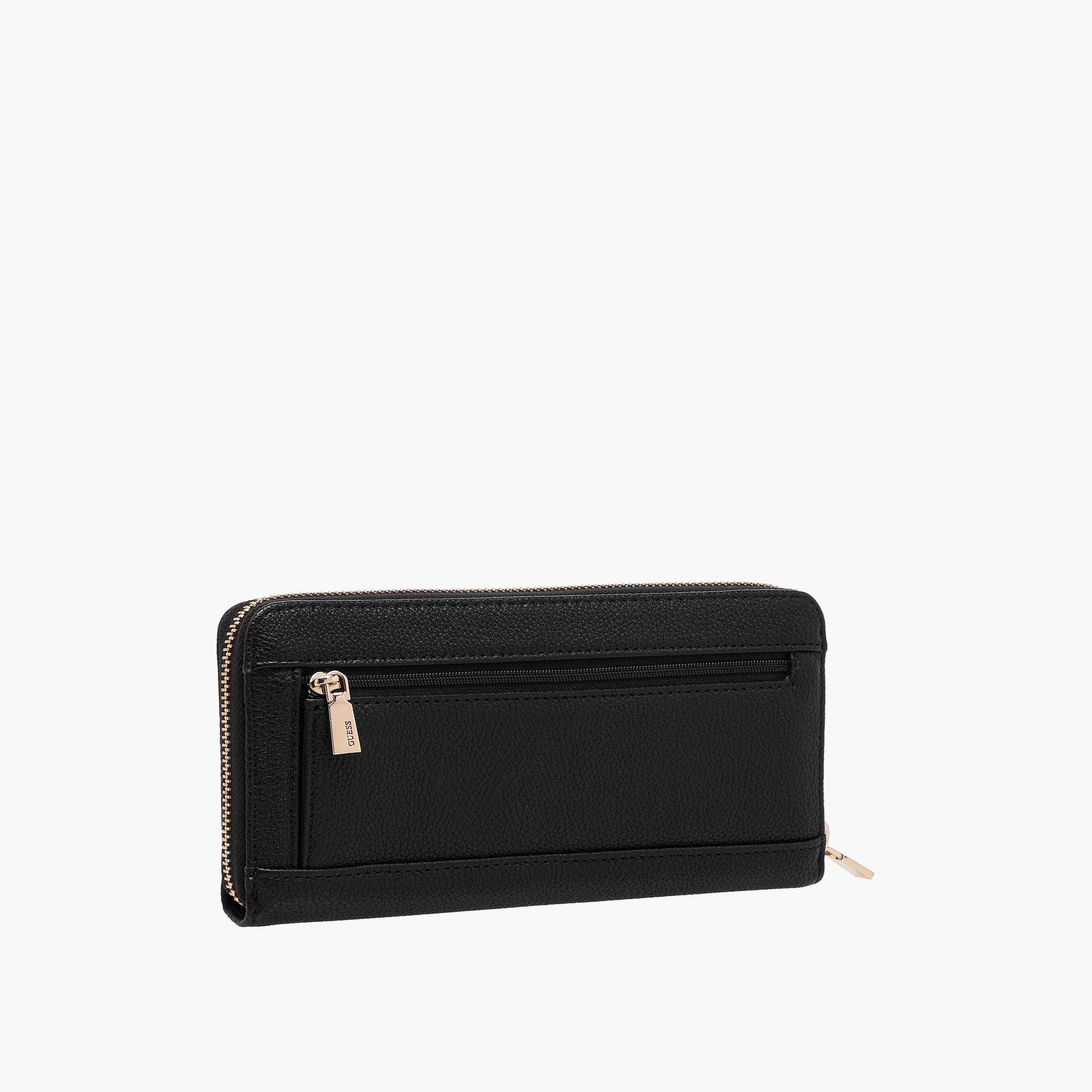 Guess Laurel Textured Wallet with Wristlet Strap-women-bagsandwallets-wallets-image-2