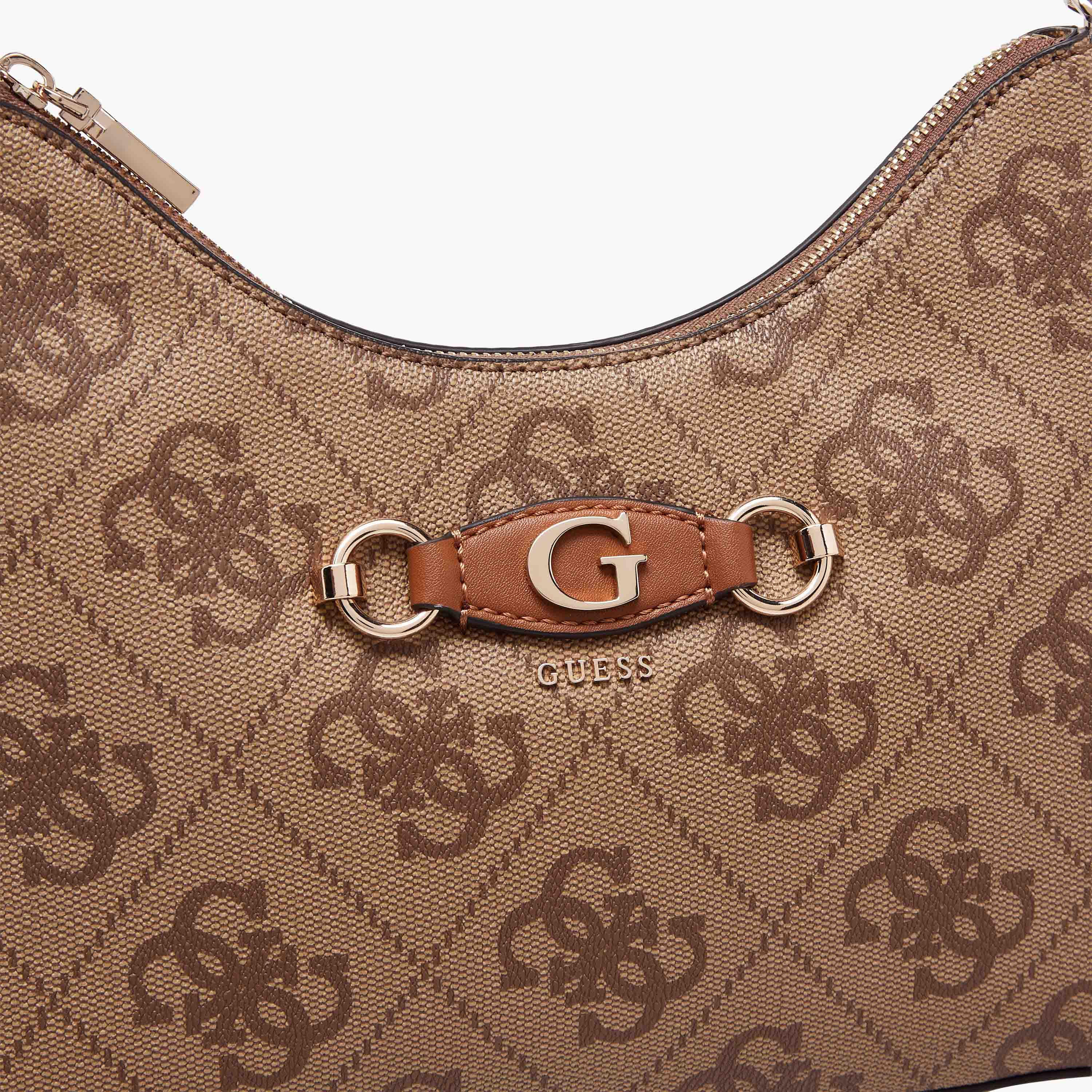 شنطة كتف بسحاب إغلاق وطبعات مونوجرام إيزي من جيس-women-bagsandwallets-handbags-image-5