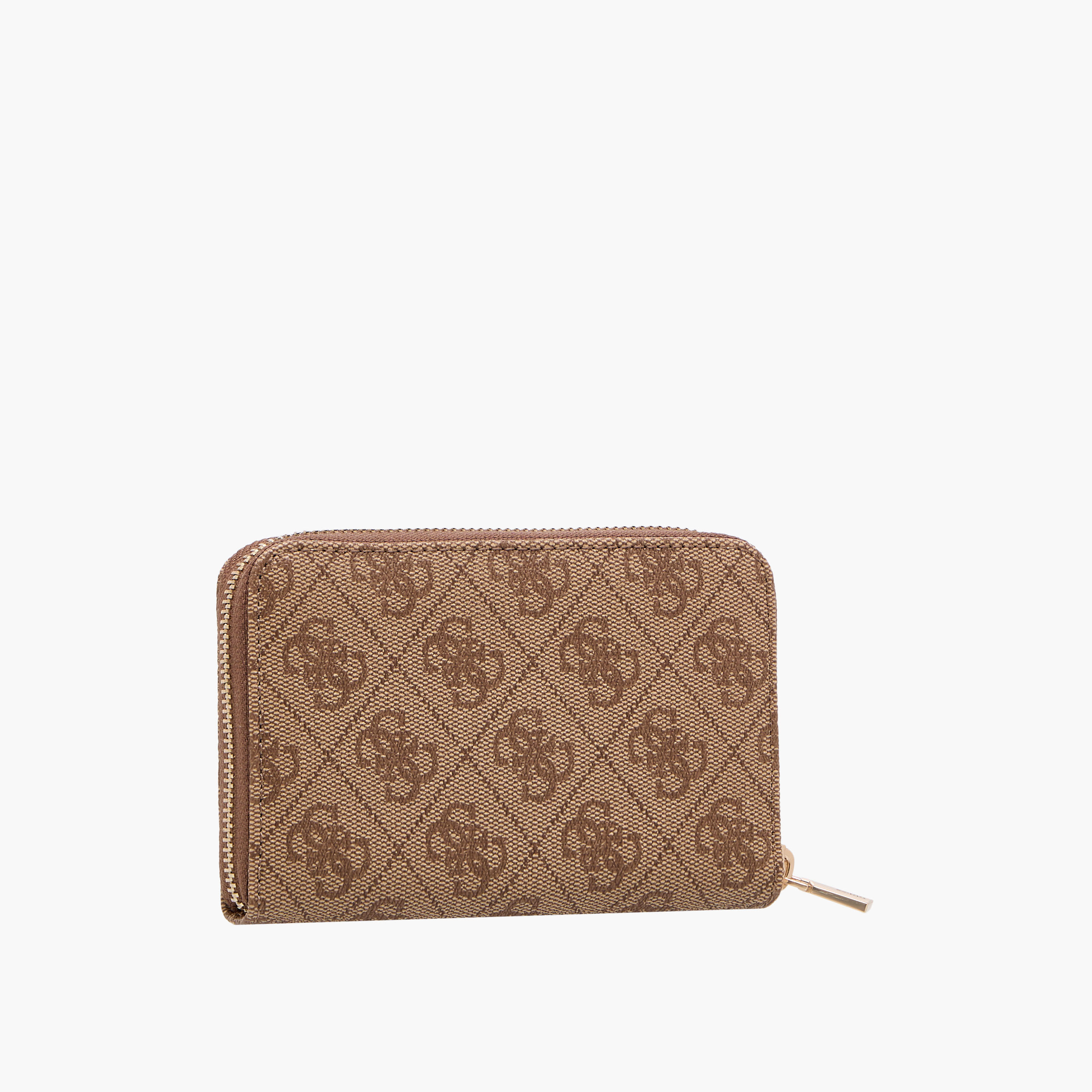 Guess LAUREL SLG MEDIUM Monogram Print Zip-Around Wallet-women-bagsandwallets-wallets-image-2