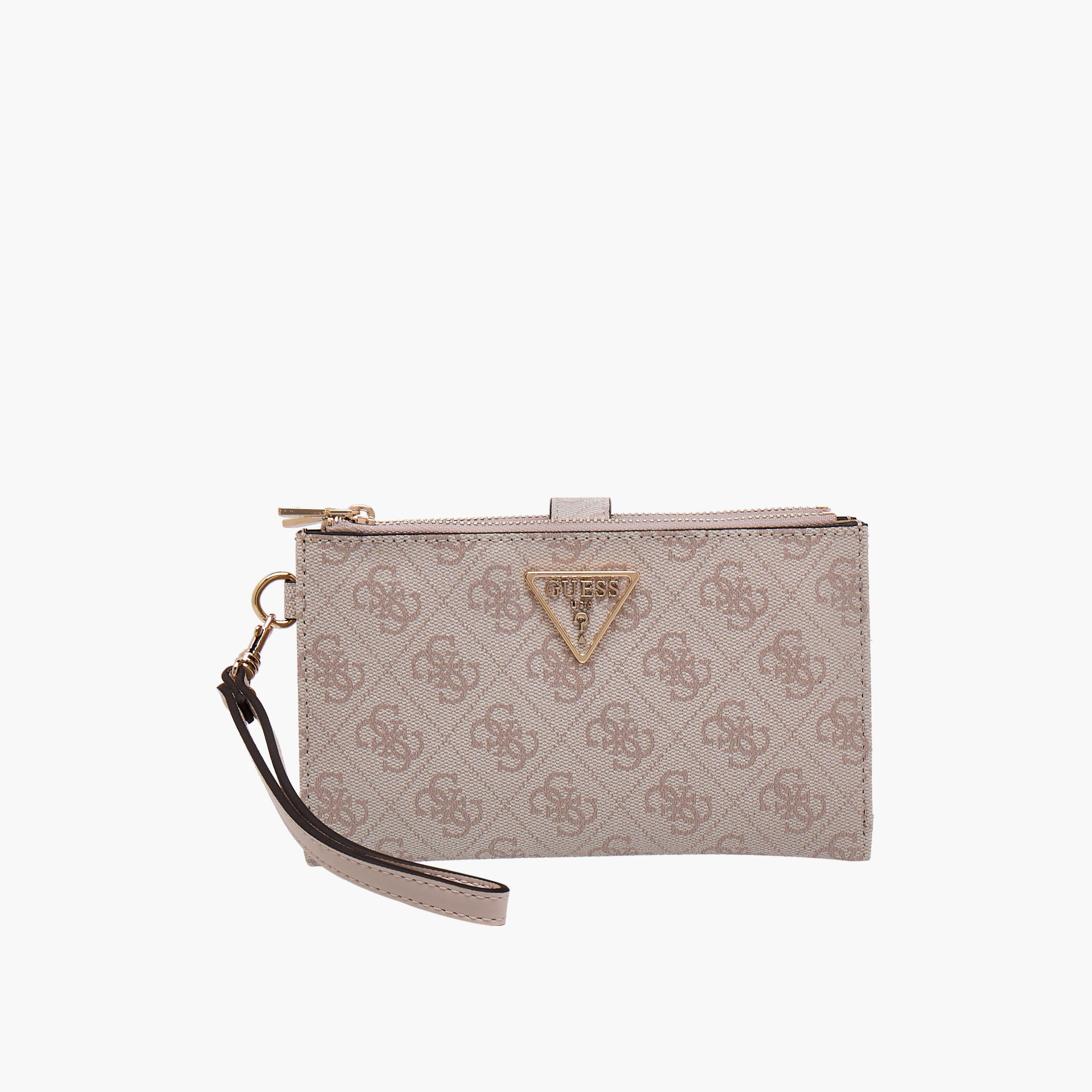Guess LAUREL SLG DBL Monogram Print Bi-Fold Wallet-women-bagsandwallets-wallets-image-1