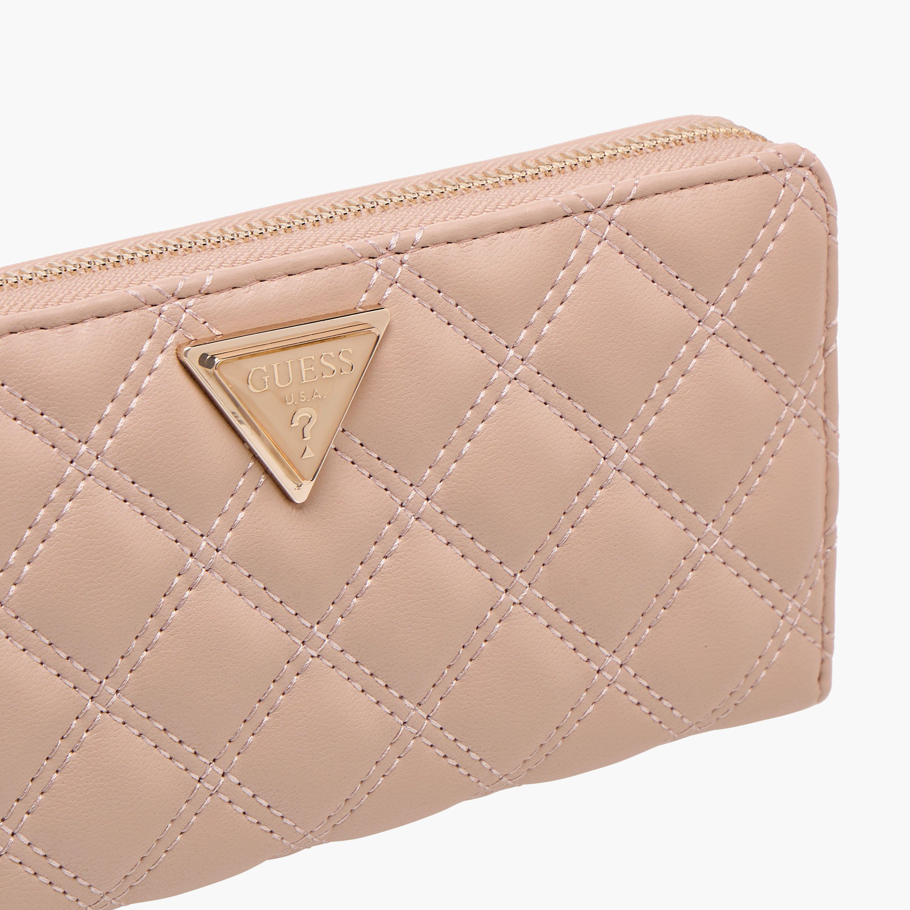 Guess GIULLY SLG LARGE Quilted Zip-Around Wallet-women-bagsandwallets-wallets-image-3