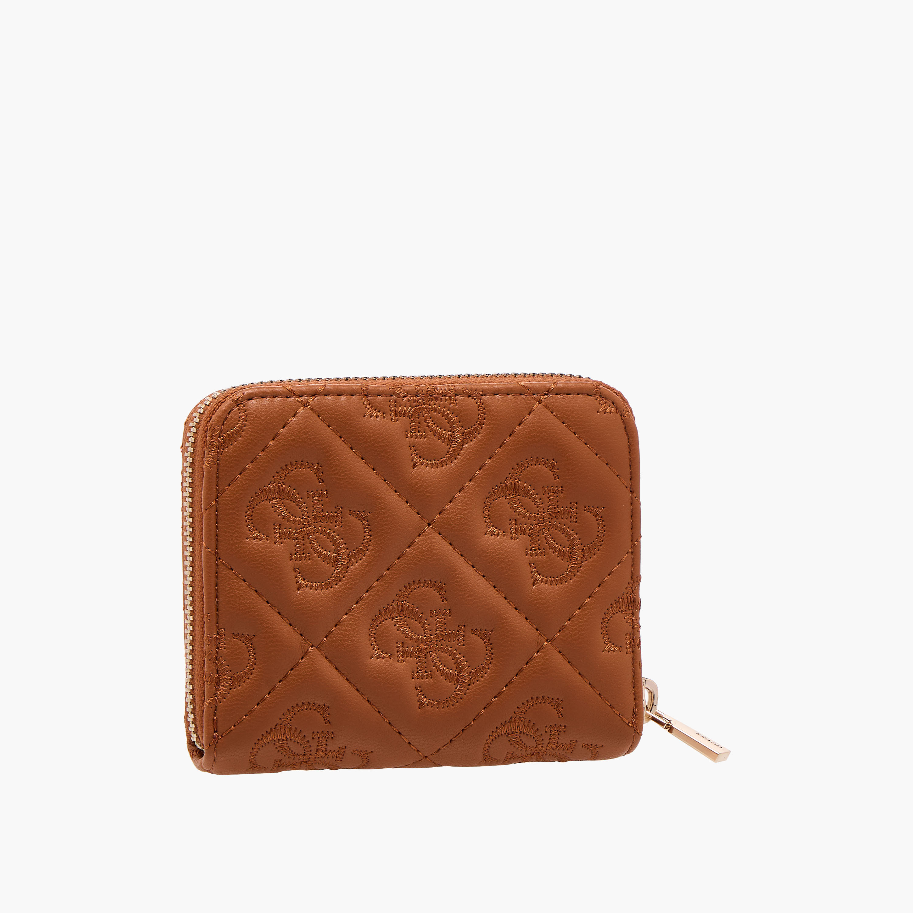 Guess ADELASIA SLG Monogram Embroidered Zip Around Wallet-women-bagsandwallets-wallets-image-2