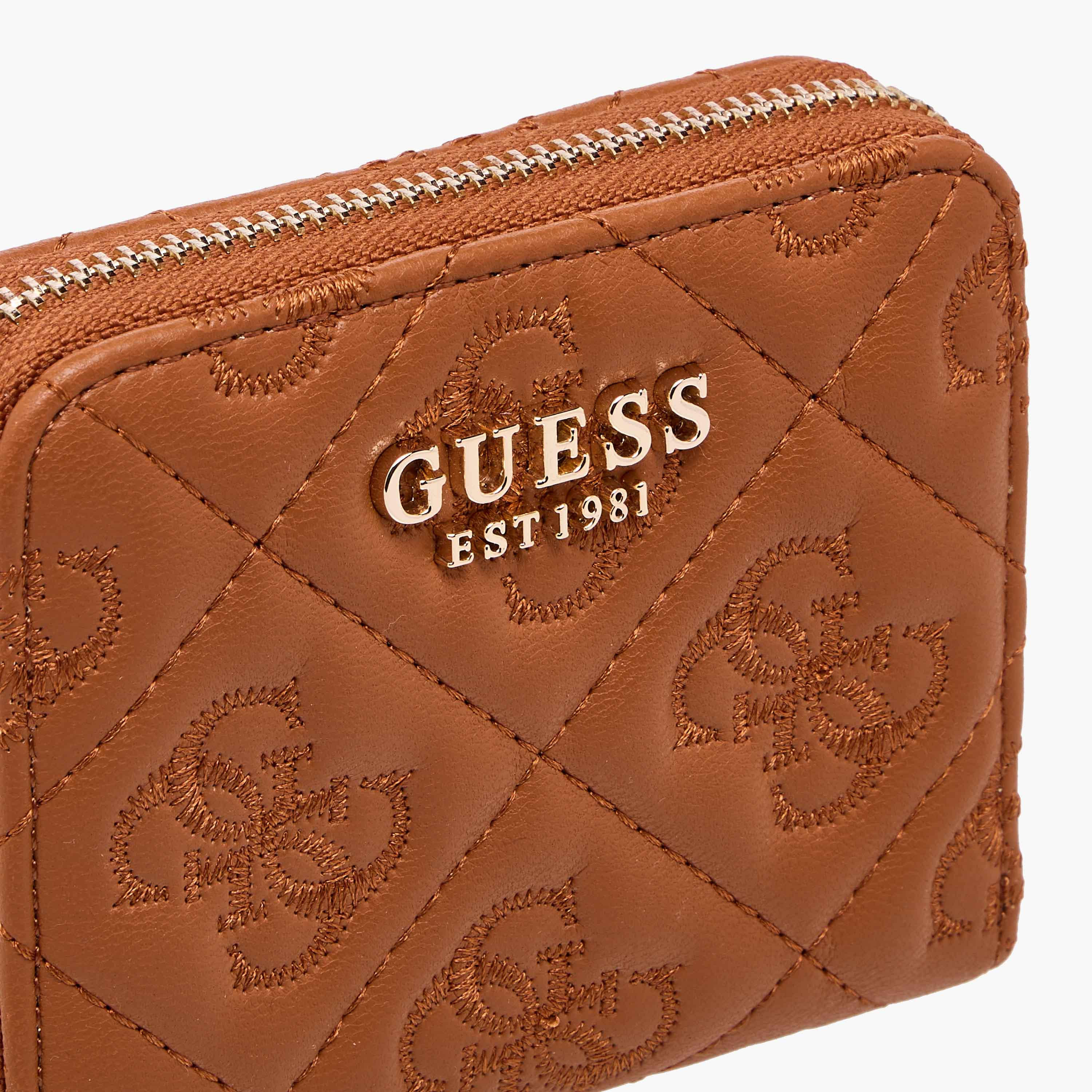 Guess ADELASIA SLG Monogram Embroidered Zip Around Wallet-women-bagsandwallets-wallets-image-3