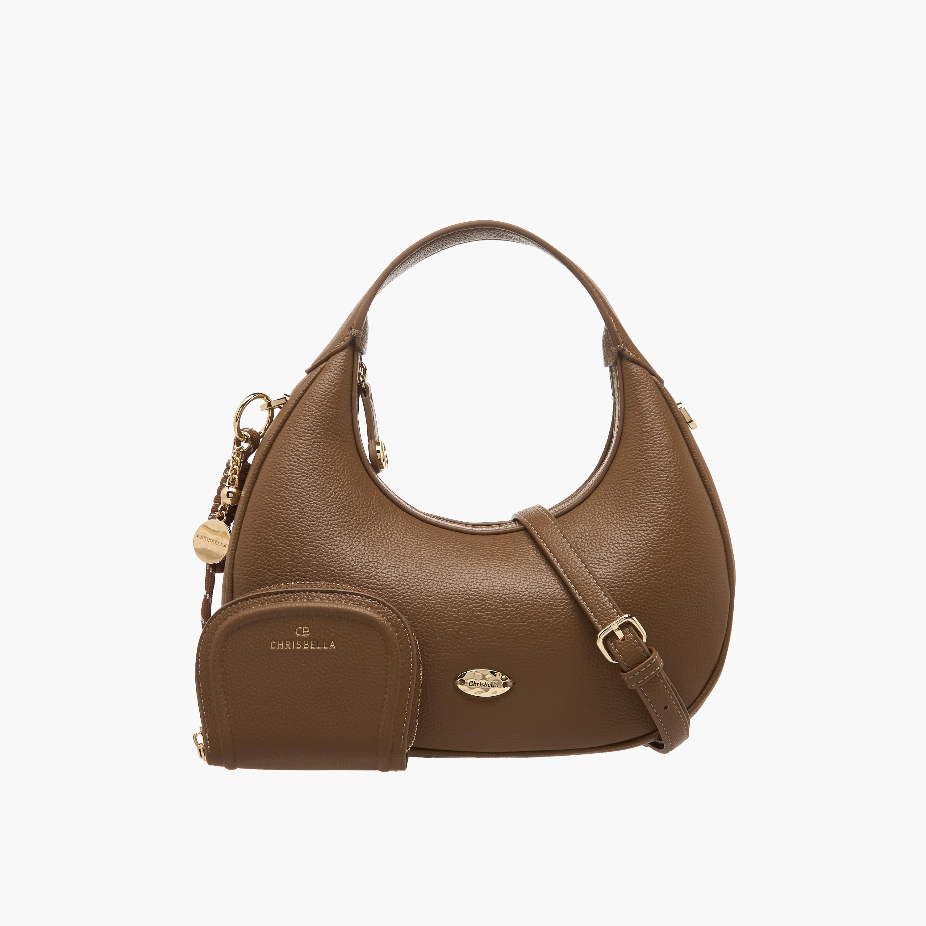 Chrisbella Solid Baguette Bag with Coin Purse-women-bagsandwallets-handbags-image-1