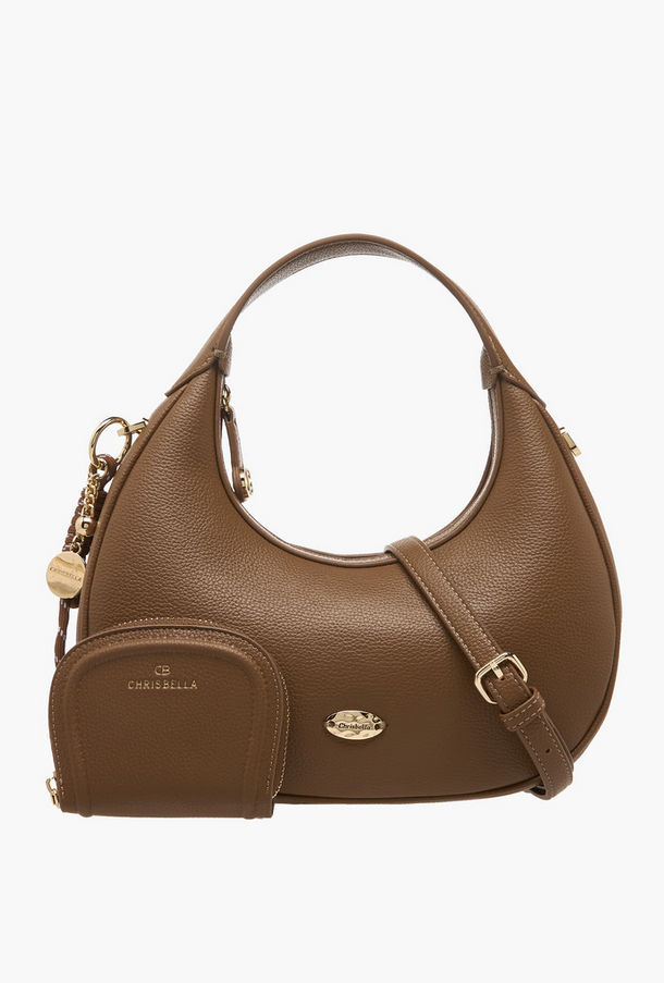 Chrisbella Solid Baguette Bag with Coin Purse-women-image-1