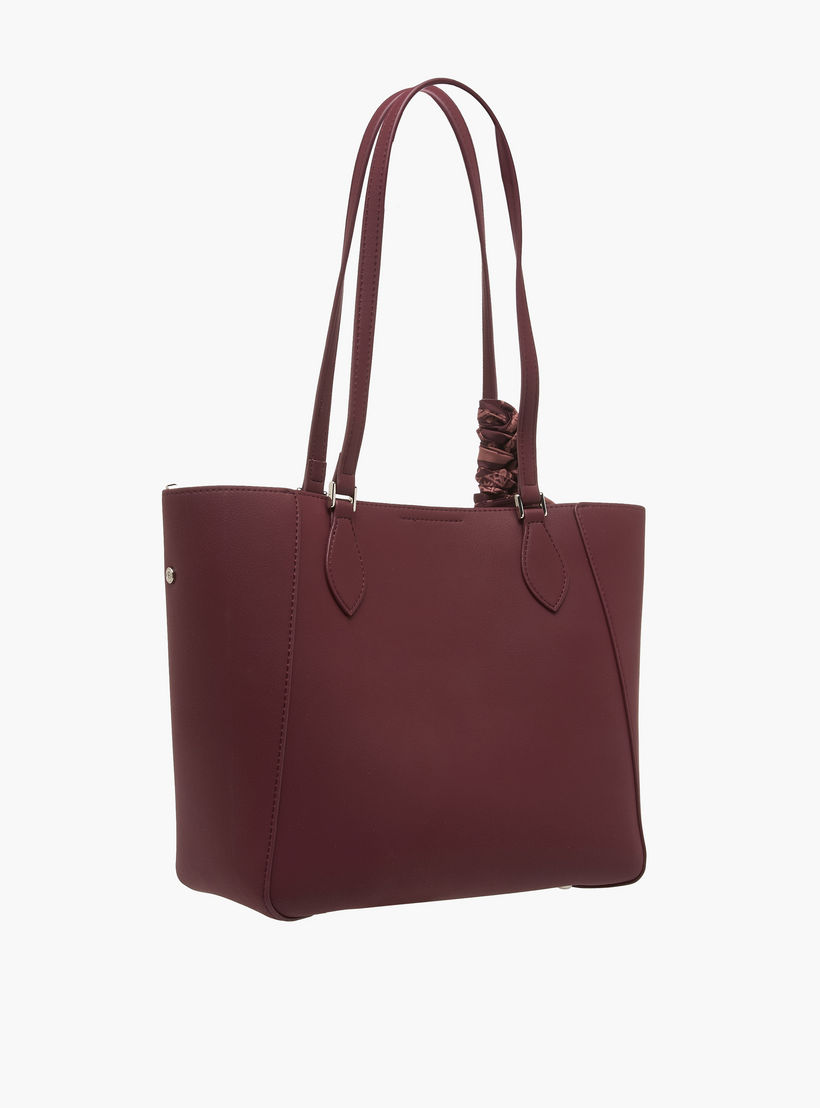 Chrisbella Scarf Detail Tote Bag with Wallet-women-bagsandwallets-handbags-image-4