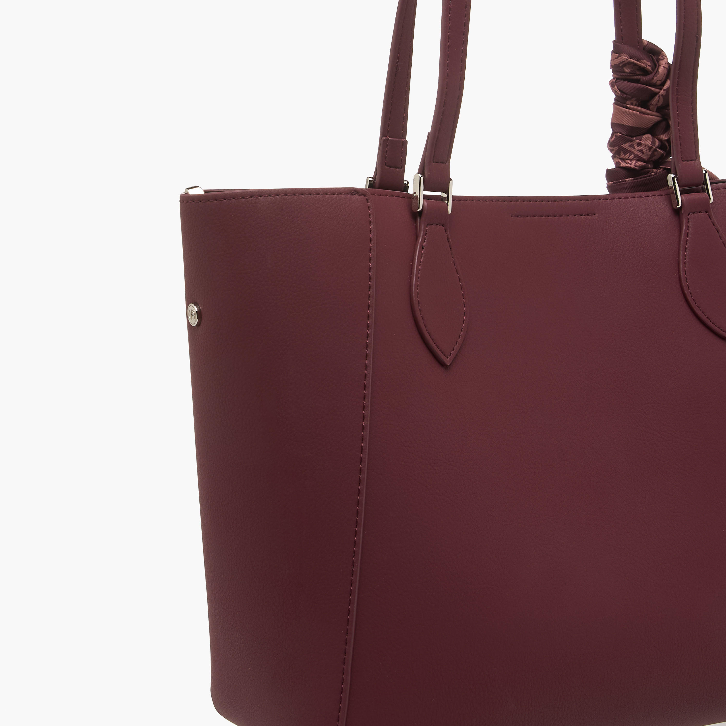 Chrisbella Scarf Detail Tote Bag with Wallet-women-bagsandwallets-handbags-image-8