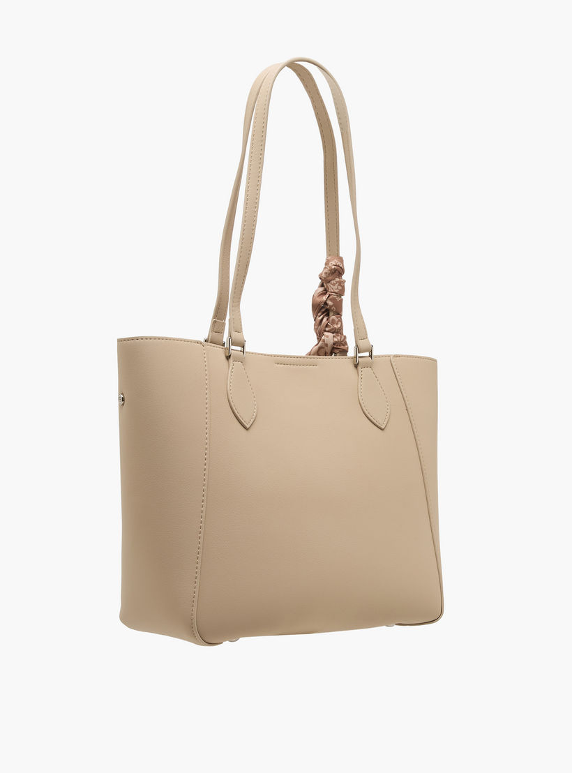 Chrisbella Scarf Detail Tote Bag with Wallet-women-bagsandwallets-handbags-image-4
