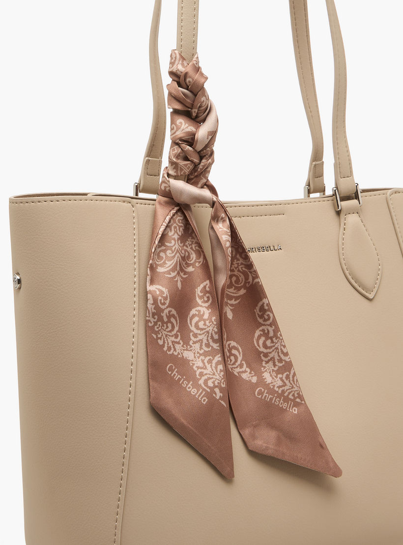 Chrisbella Scarf Detail Tote Bag with Wallet-women-bagsandwallets-handbags-image-7