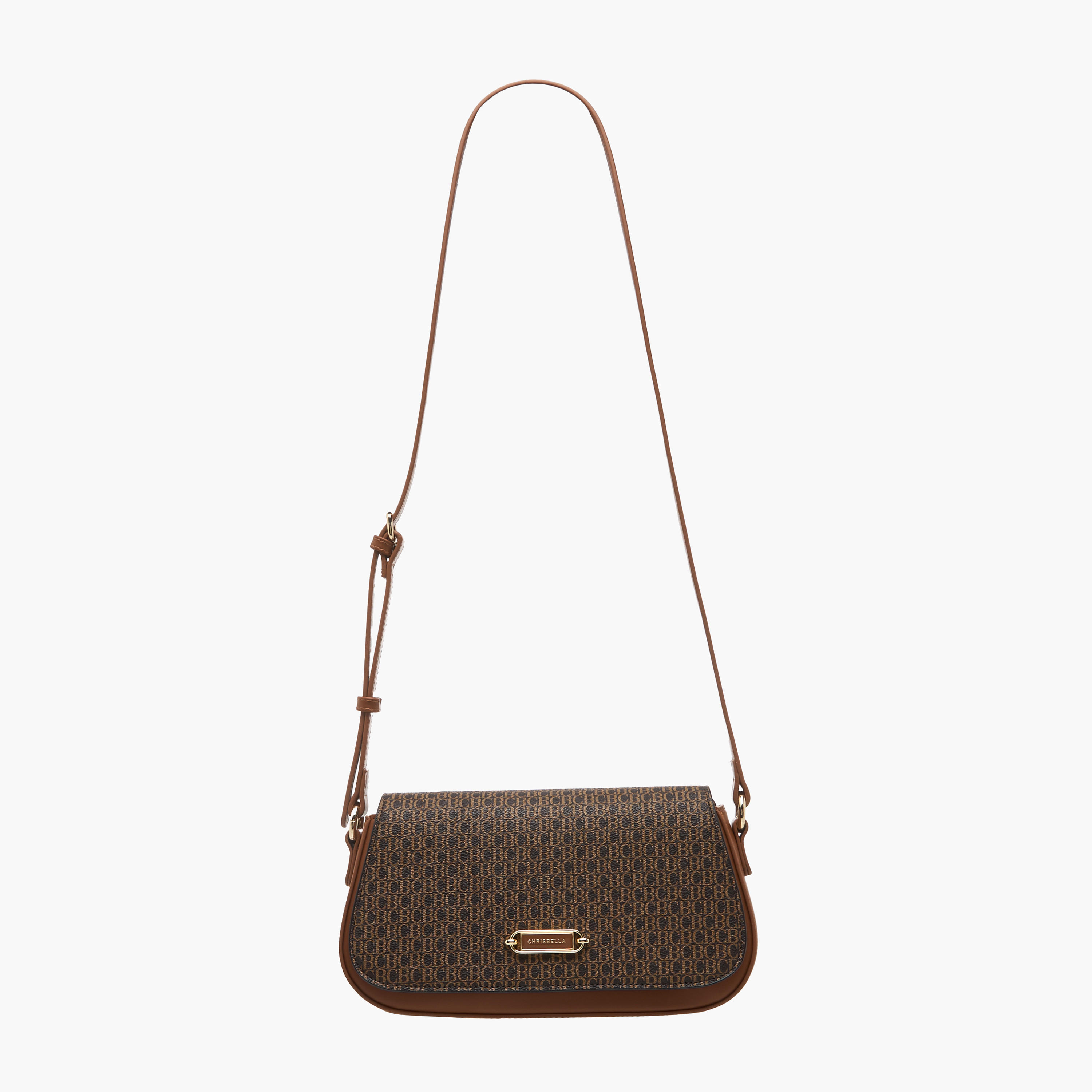 Chrisbella Monogram Print Crossbody Bag with Coin Pouch-women-bagsandwallets-handbags-image-3