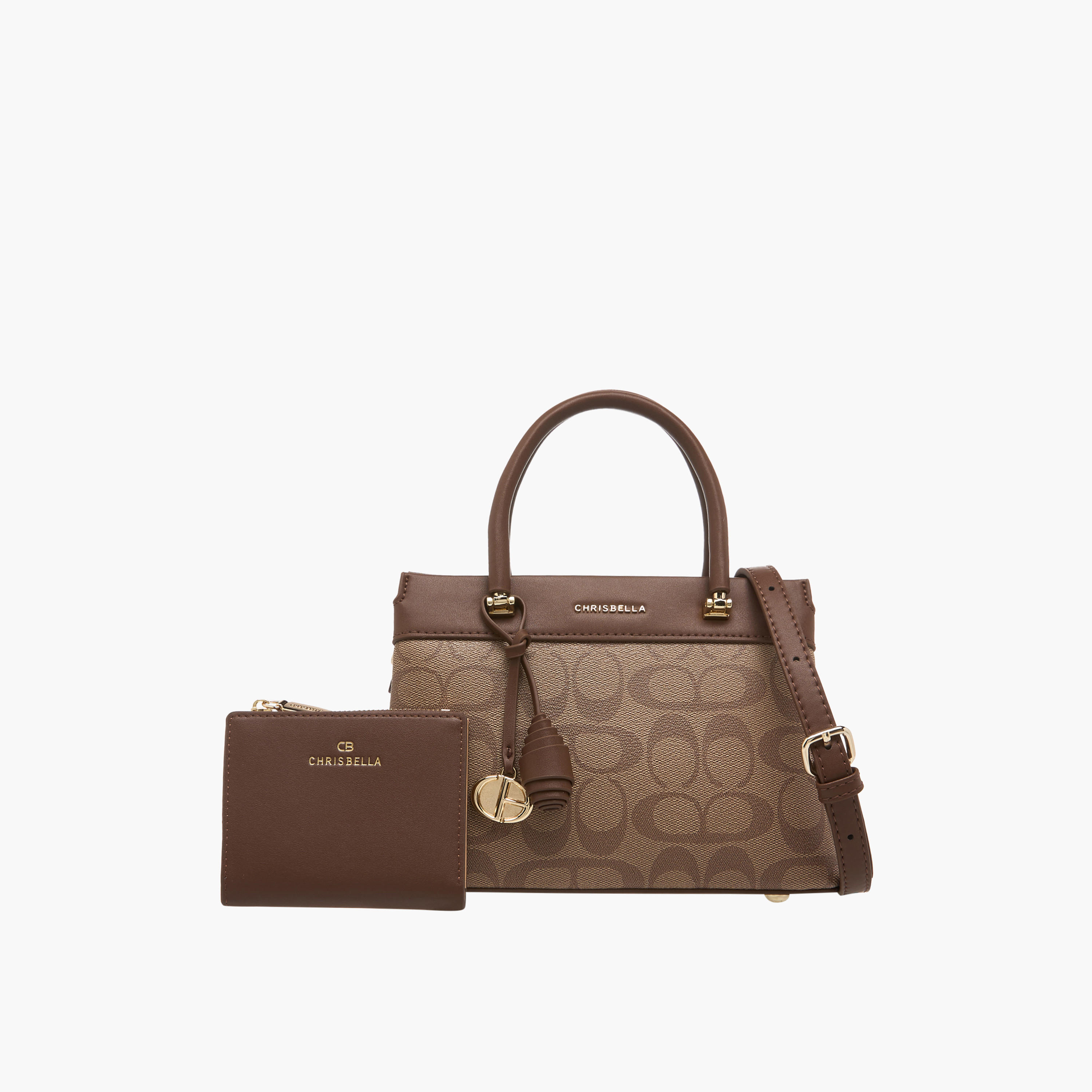 شنطة كروس بودي بطبعات مونوجرام مع محفظة عملات معدنية من كريسبيلا-women-bagsandwallets-handbags-image-1