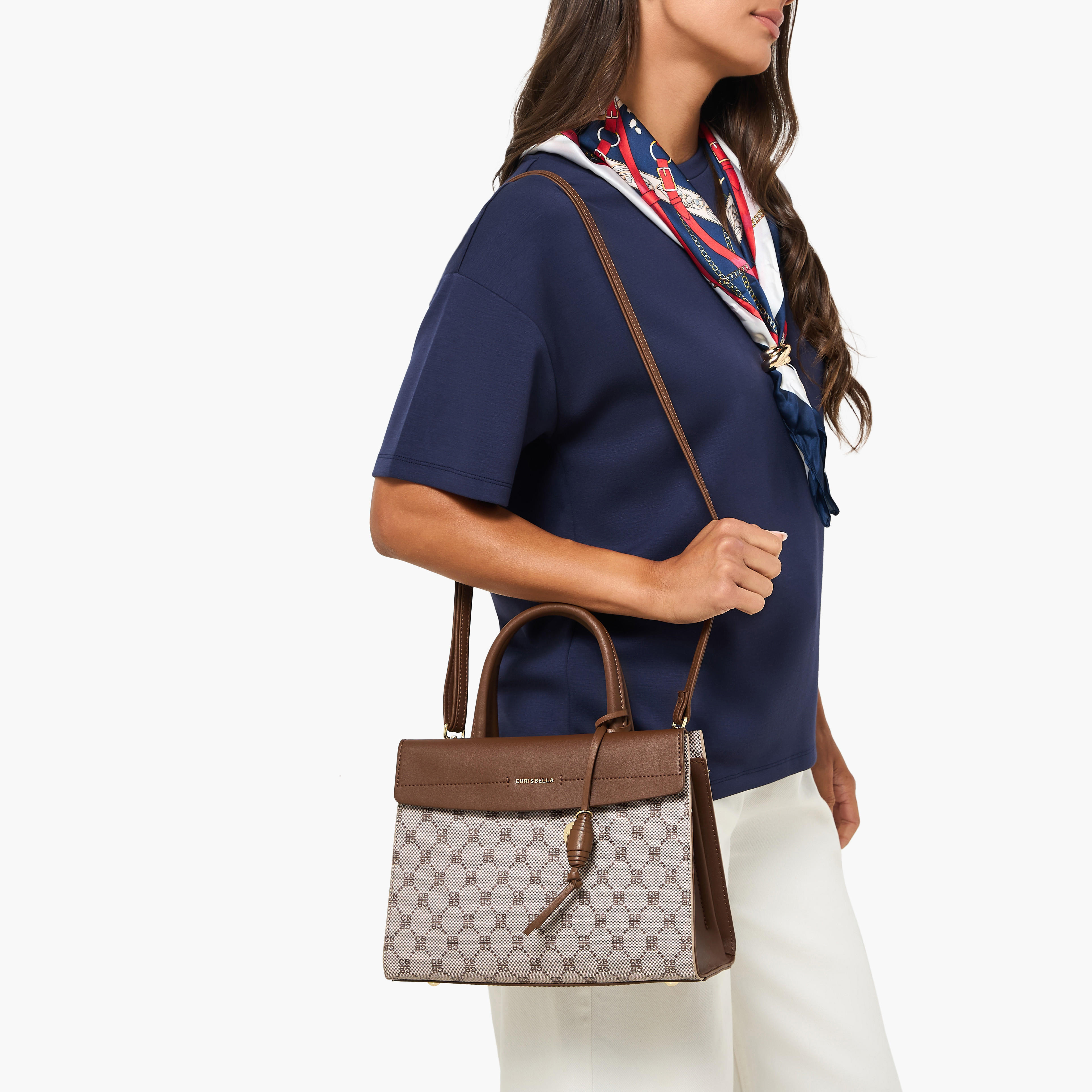 Chrisbella Monogram Print Crossbody Bag with Coin Pouch-women-bagsandwallets-handbags-image-2