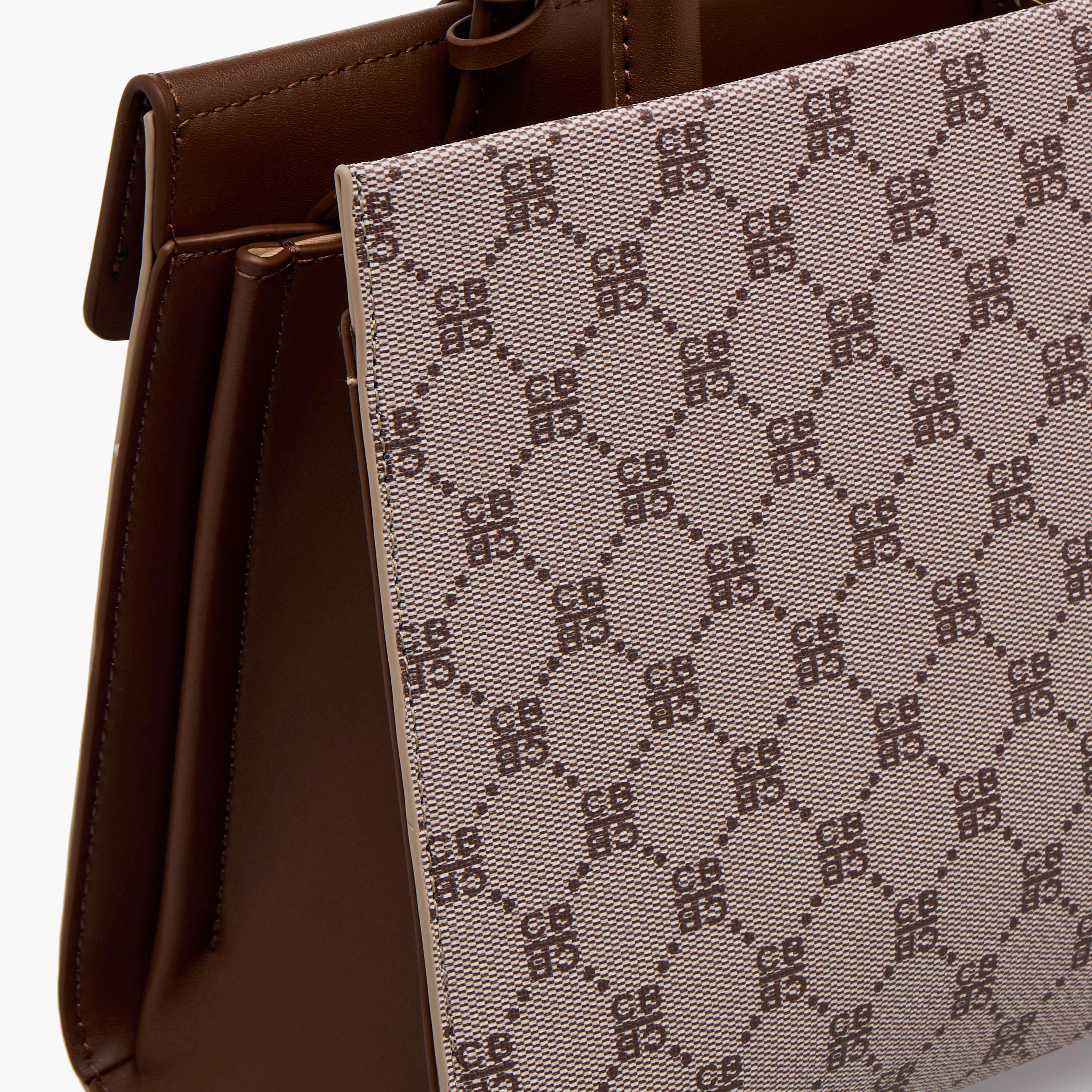 Chrisbella Monogram Print Crossbody Bag with Coin Pouch-women-bagsandwallets-handbags-image-7