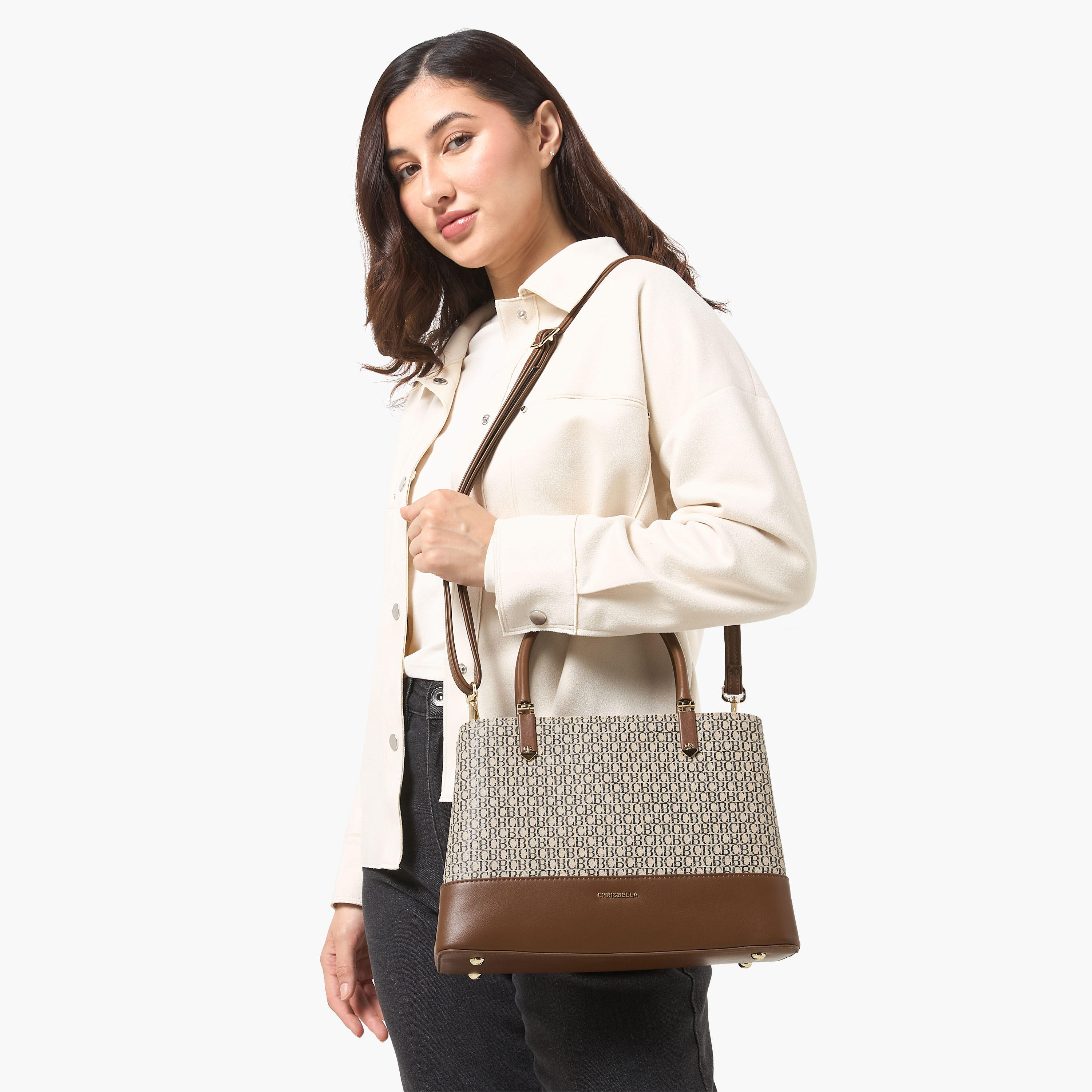 Chrisbella Monogram Print Crossbody Bag with Coin Pouch-women-bagsandwallets-handbags-image-2