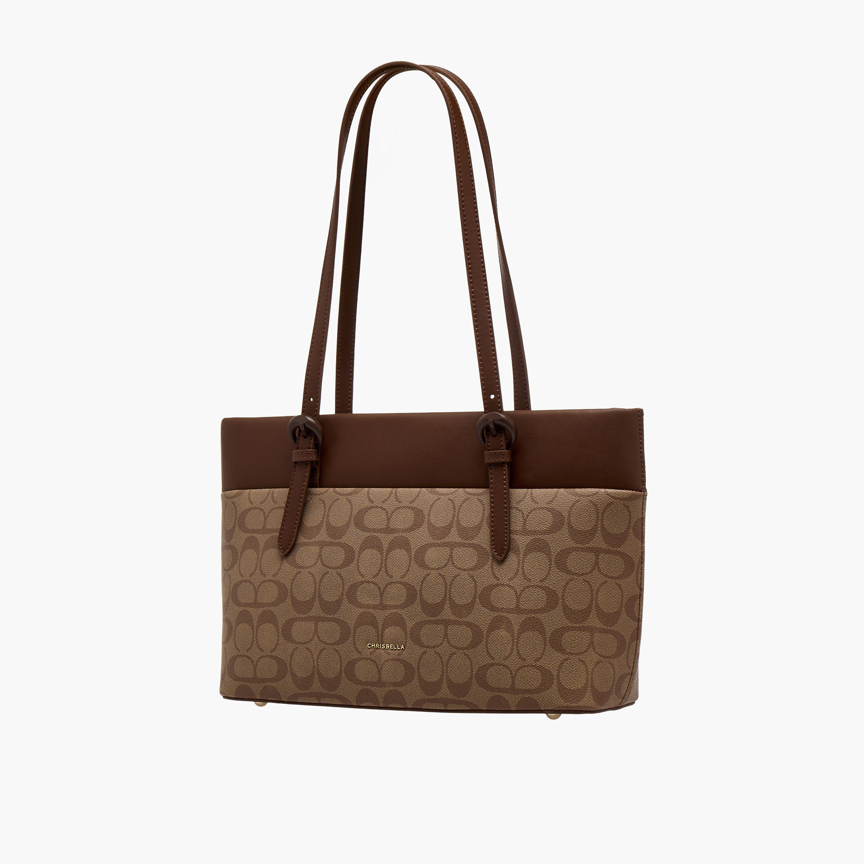 Chrisbella Monogram Print Tote Bag with Crossbody Bag-women-bagsandwallets-handbags-image-3