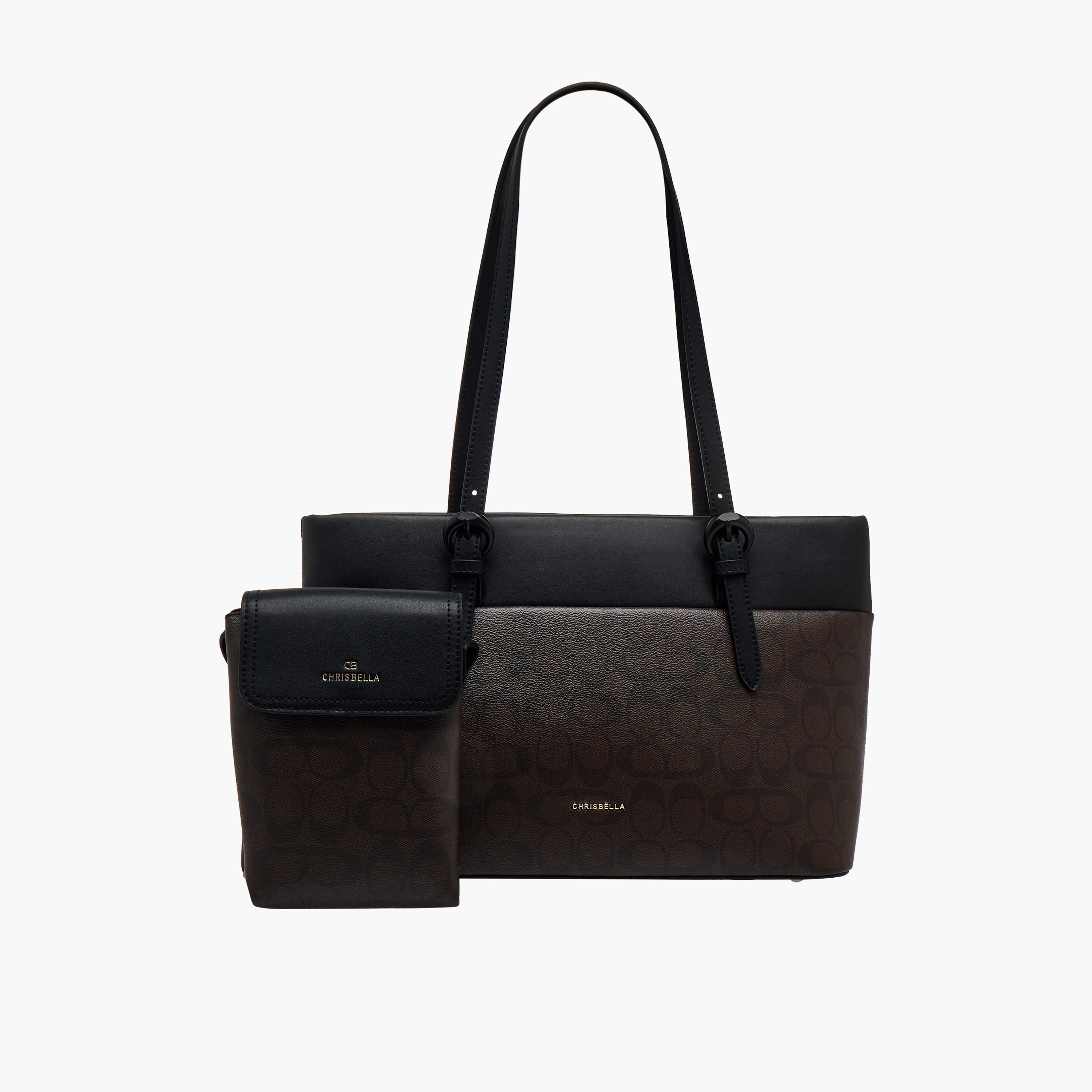 شنطة كروس بودي وشنطة توتي بطبعات مونوجرام من كريسبيلا-women-bagsandwallets-handbags-image-1