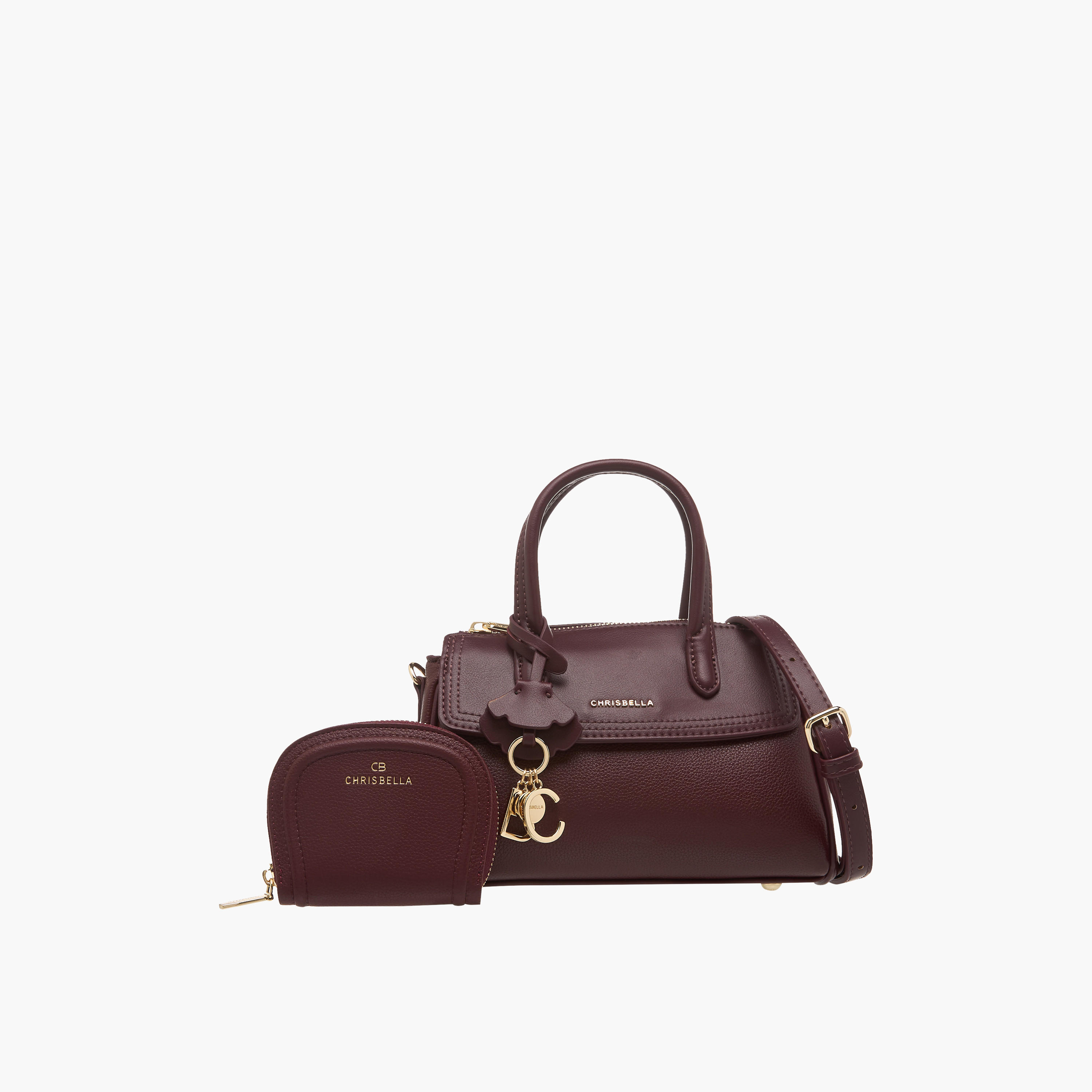 Chrisbella Charm Detail Crossbody Bag with Coin Purse-women-bagsandwallets-handbags-image-1