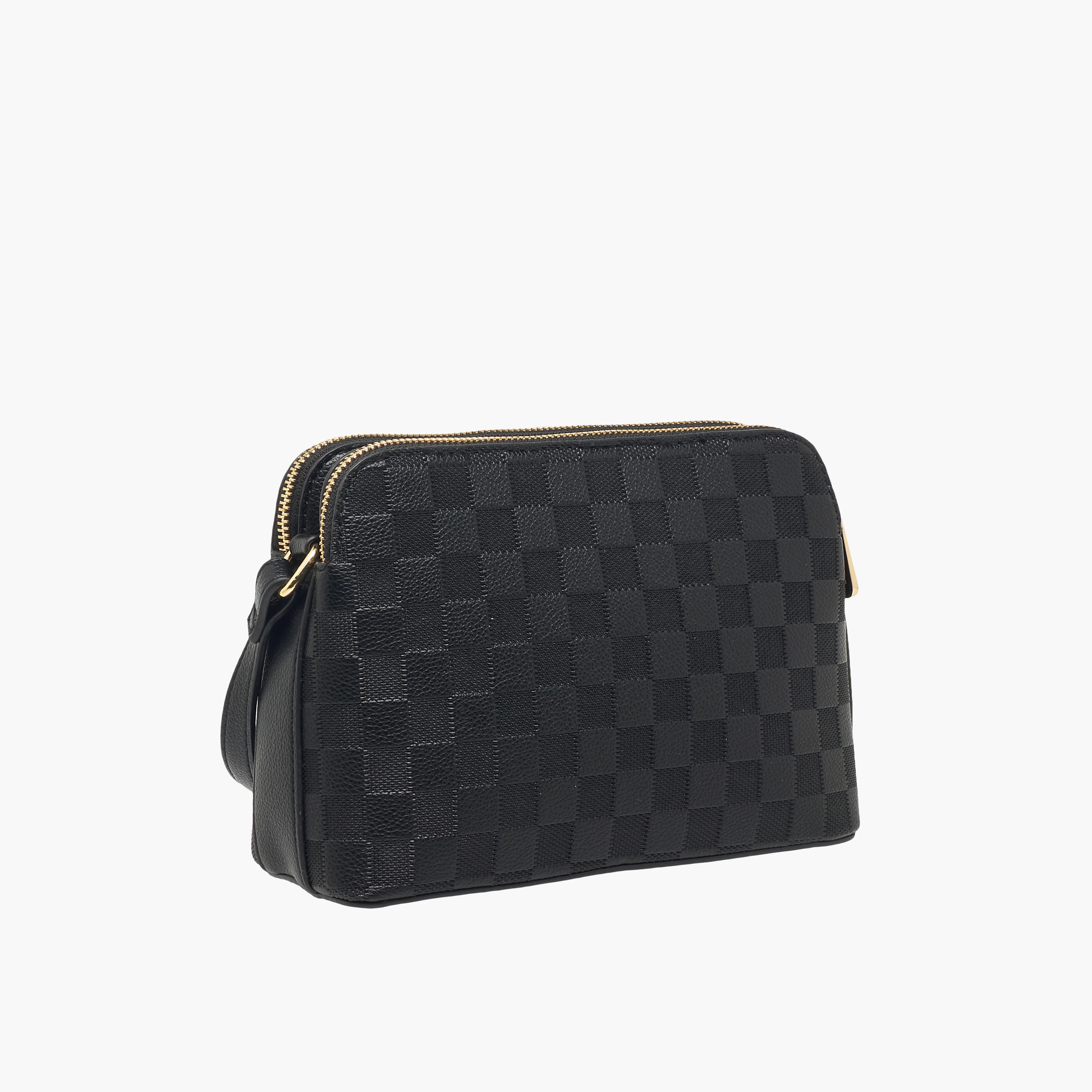 Bessie London Checked Crossbody Bag with Coin Pouch-women-bagsandwallets-handbags-image-4