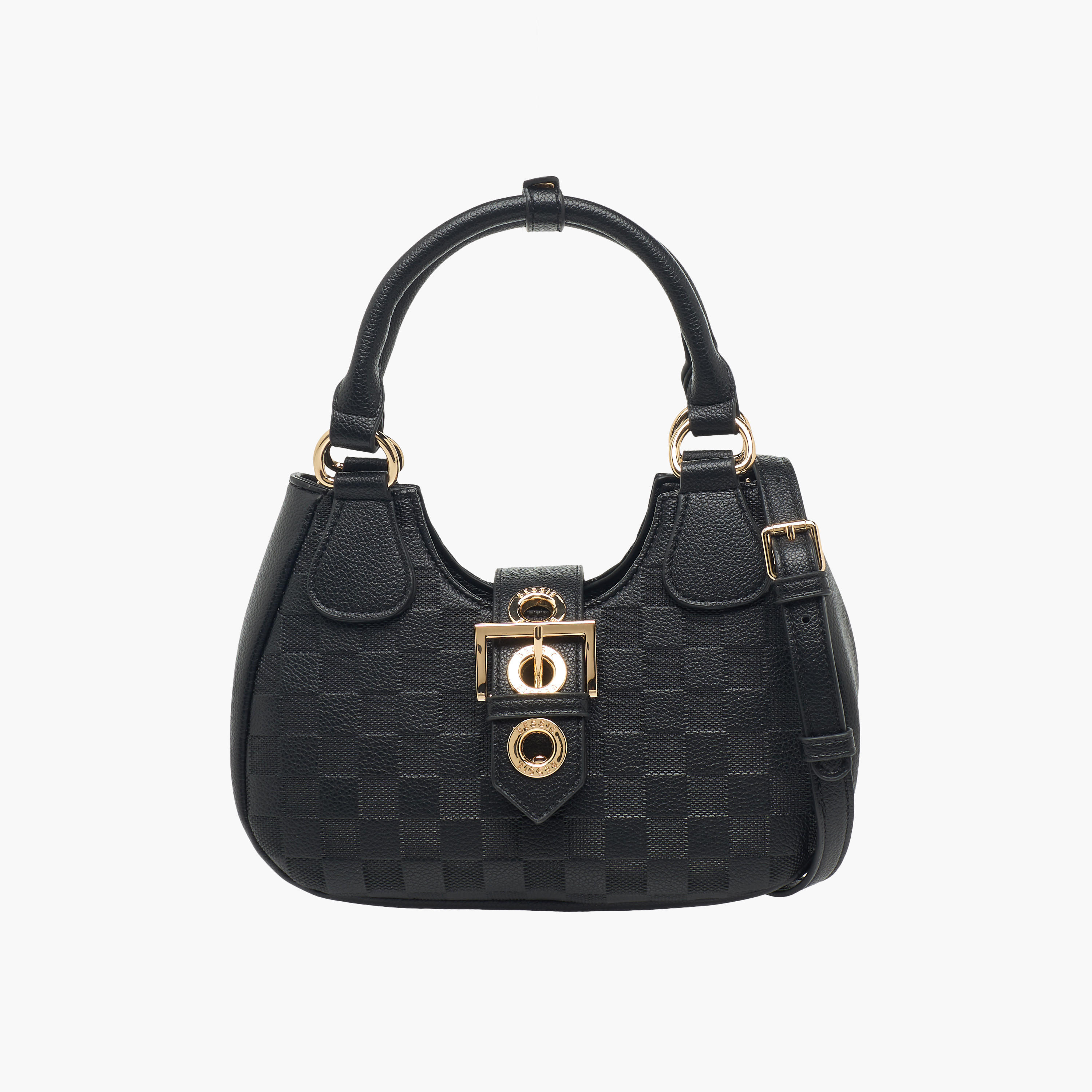 شنطة كروس بودي كاروهات بحزام قابل للفصل من بيسي لندن-women-bagsandwallets-handbags-image-1