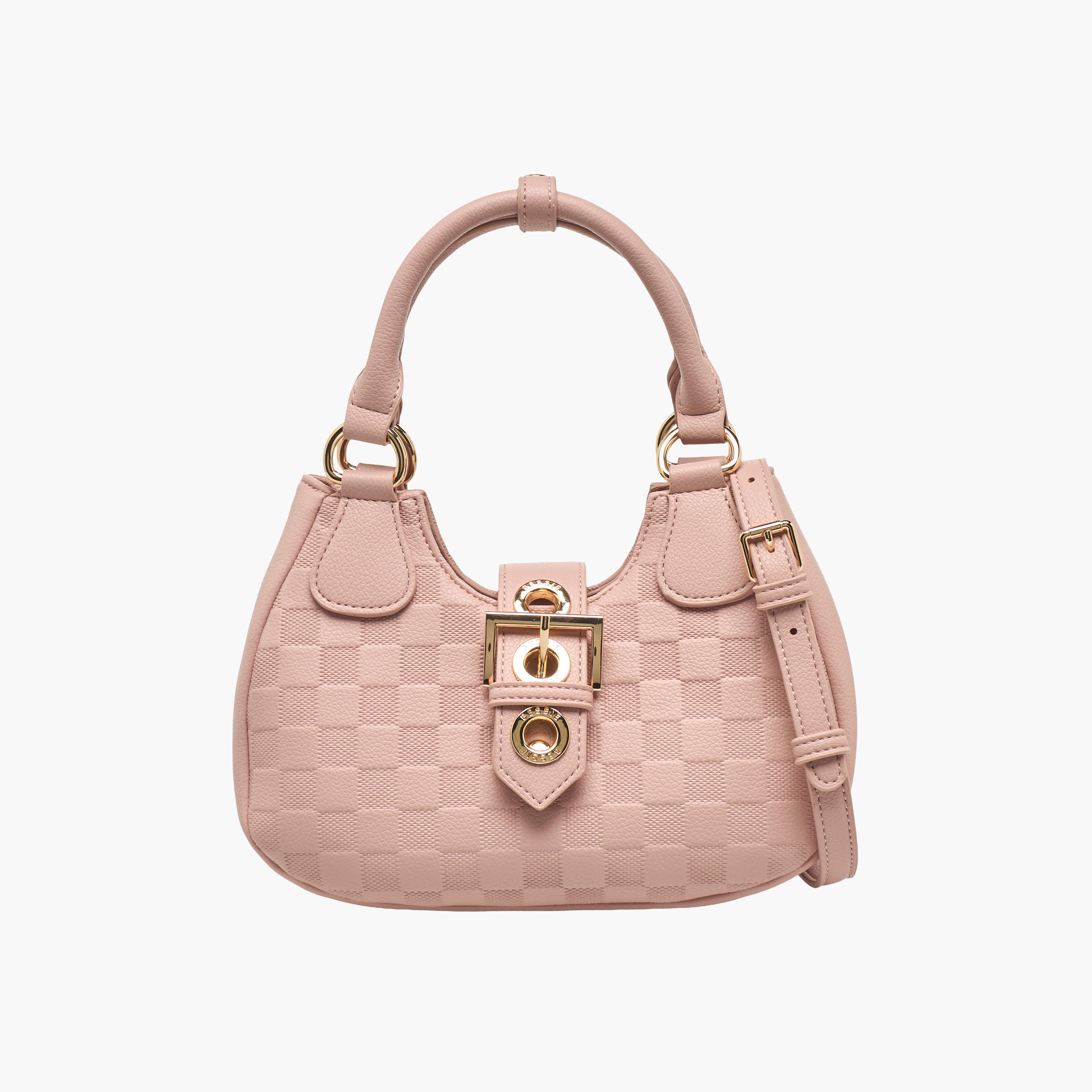 شنطة باجيت كاروهات بحزام قابل للفصل من بيسي لندن-women-bagsandwallets-handbags-image-1