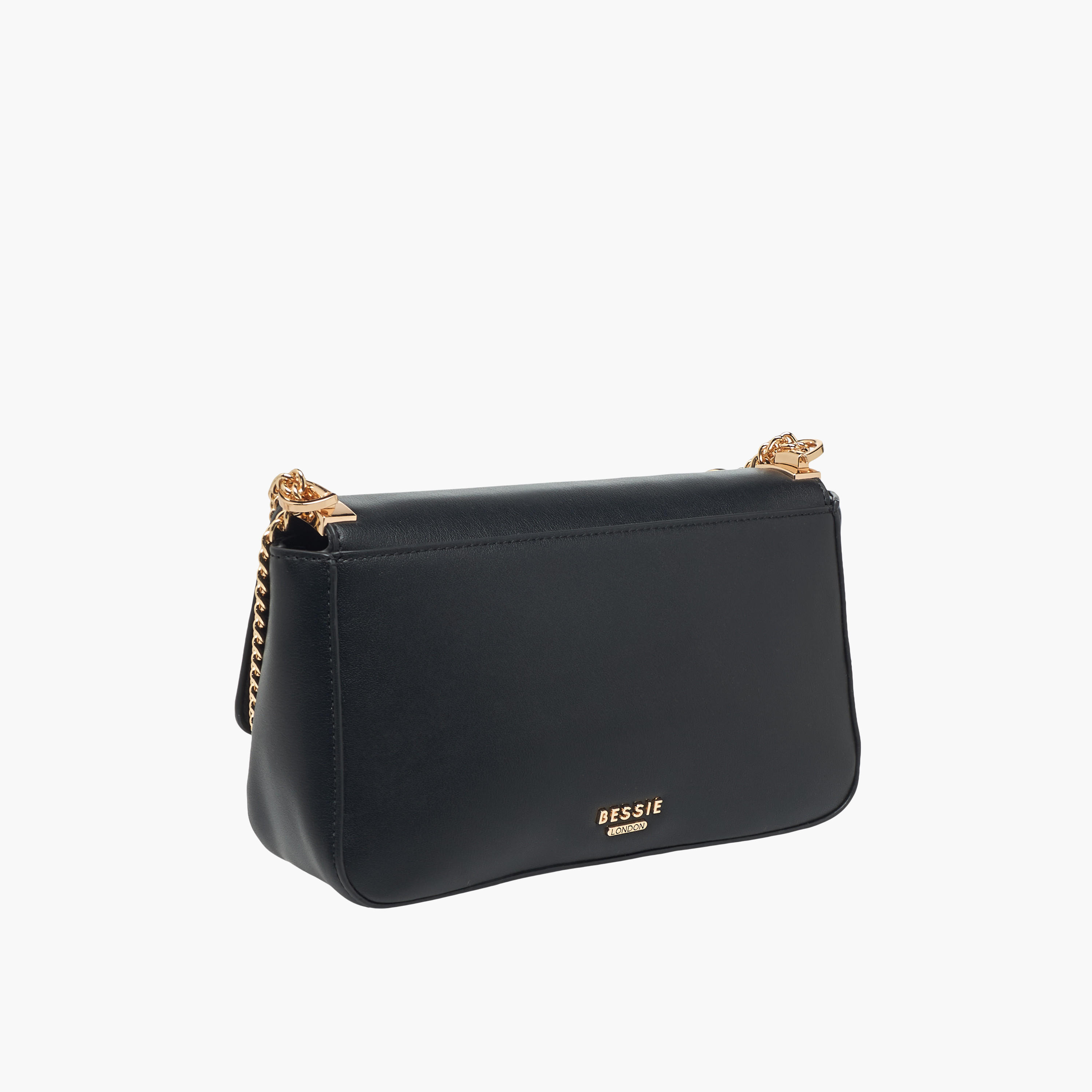 Bessie London Checked Baguette Bag with Detachable Strap-women-bagsandwallets-handbags-image-4