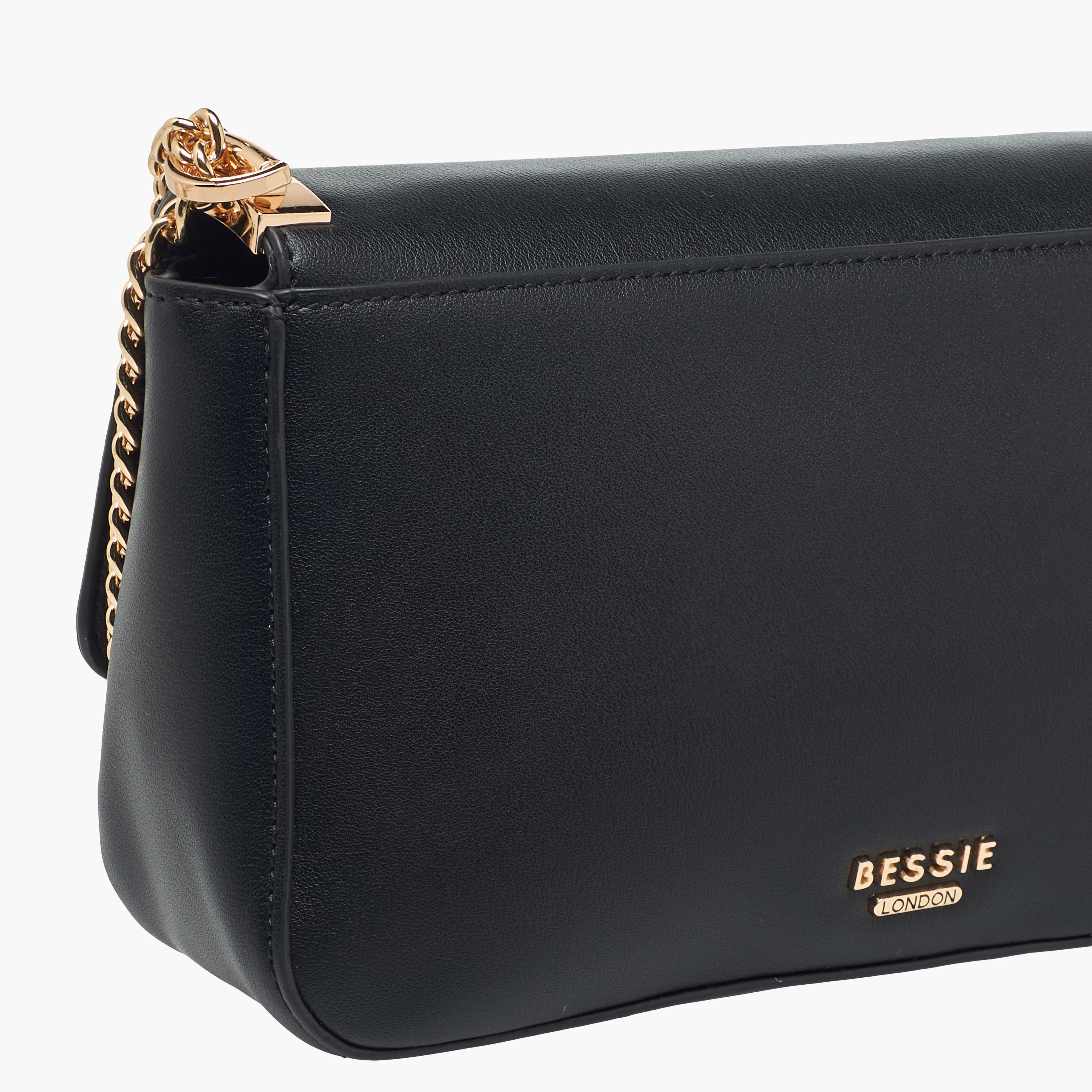 Bessie London Checked Baguette Bag with Detachable Strap-women-bagsandwallets-handbags-image-6