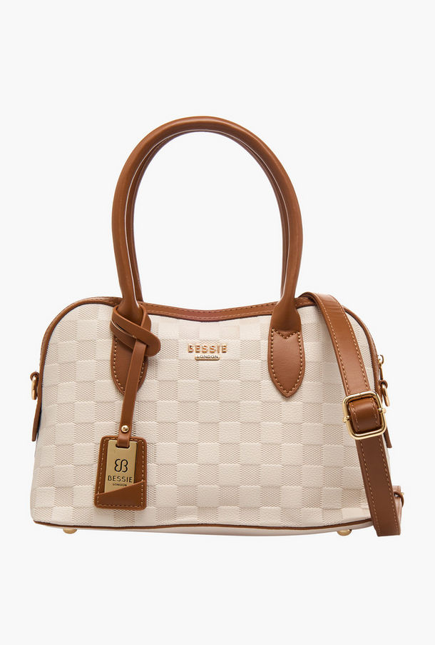 شنطة كروس بودي مربعات بحزتم قابل للفصل من بيسي لندن-women-bagsandwallets-handbags-image-1