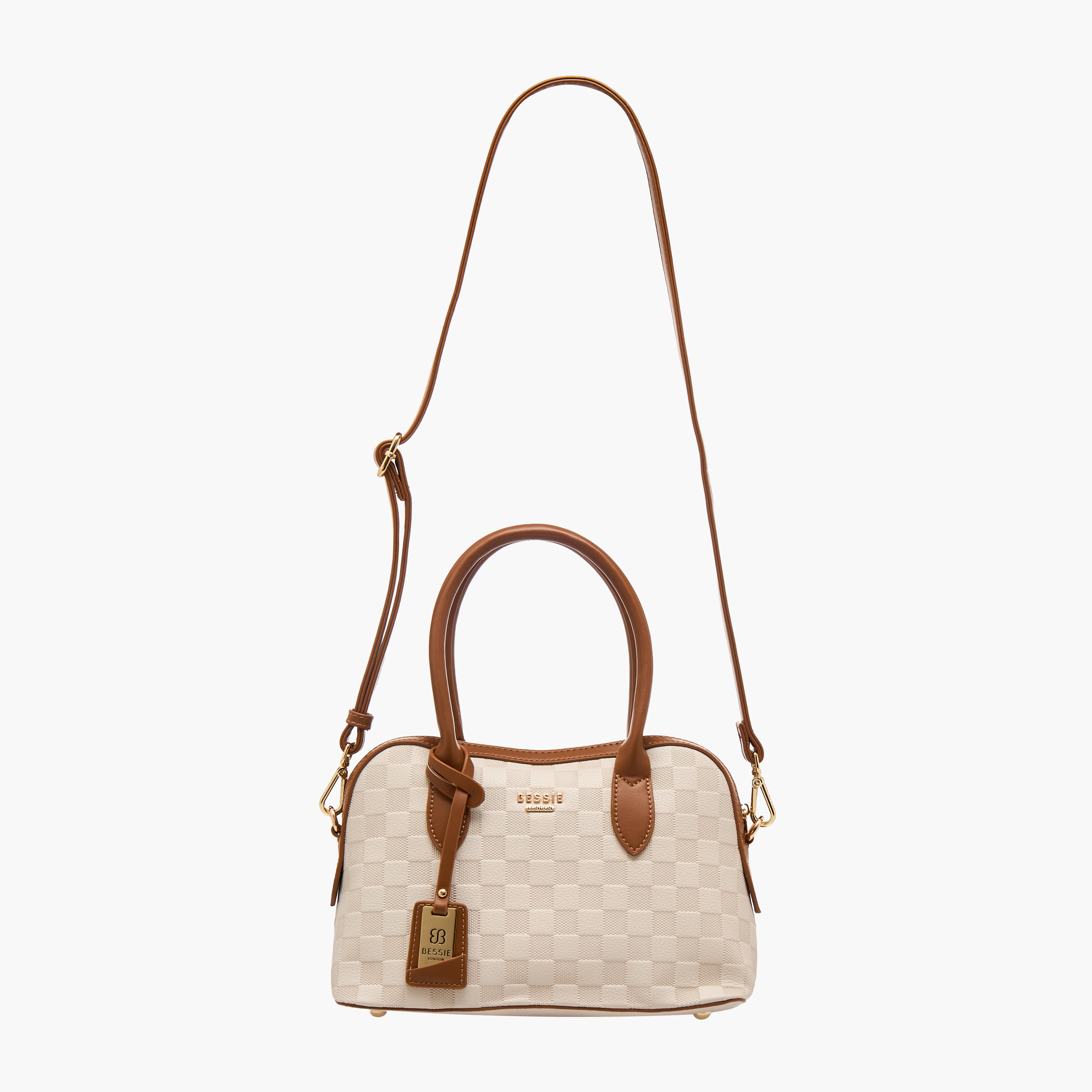 شنطة كروس بودي مربعات بحزتم قابل للفصل من بيسي لندن-women-bagsandwallets-handbags-image-3