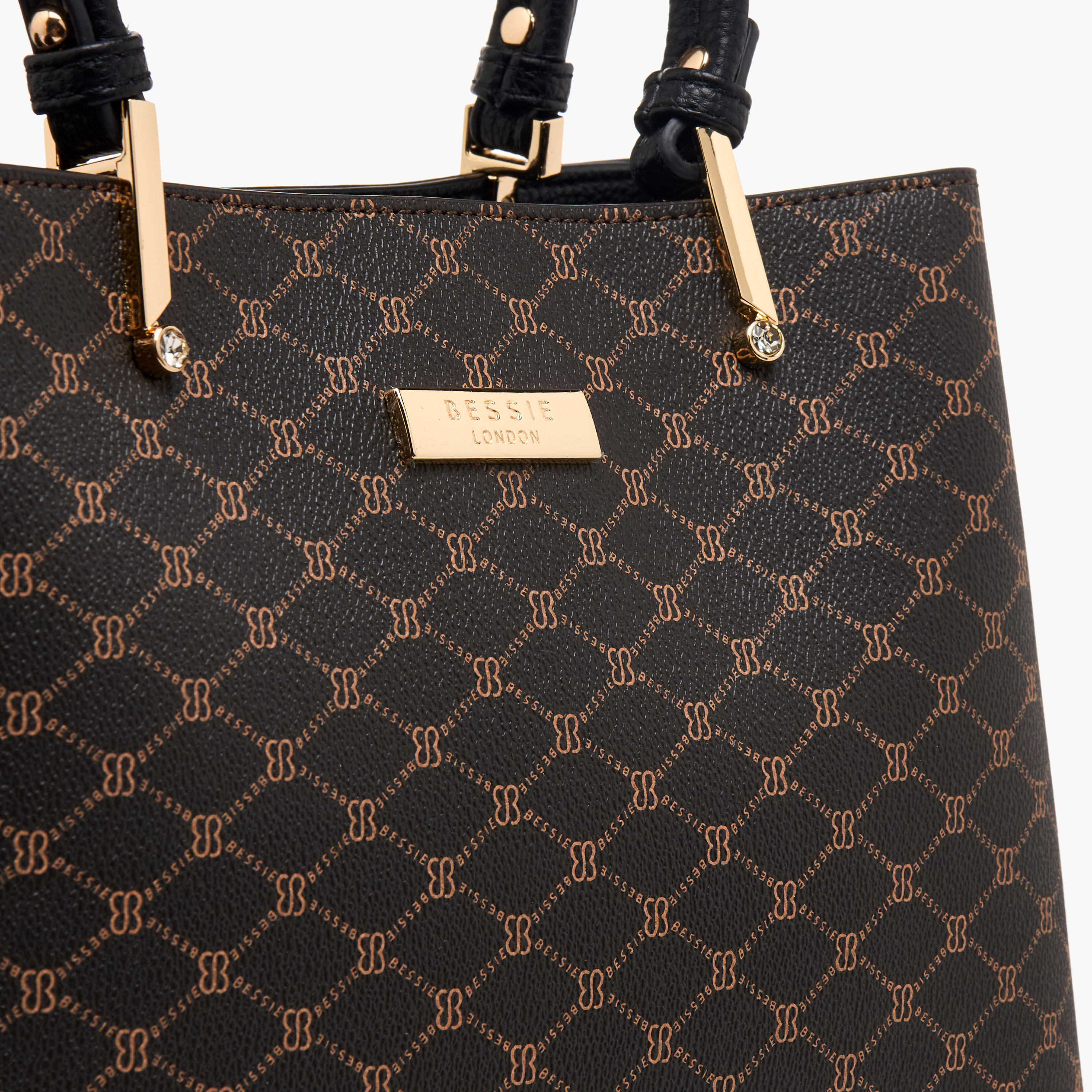 Bessie London Checked Crossbody Bag with Detachable Strap-women-bagsandwallets-handbags-image-5