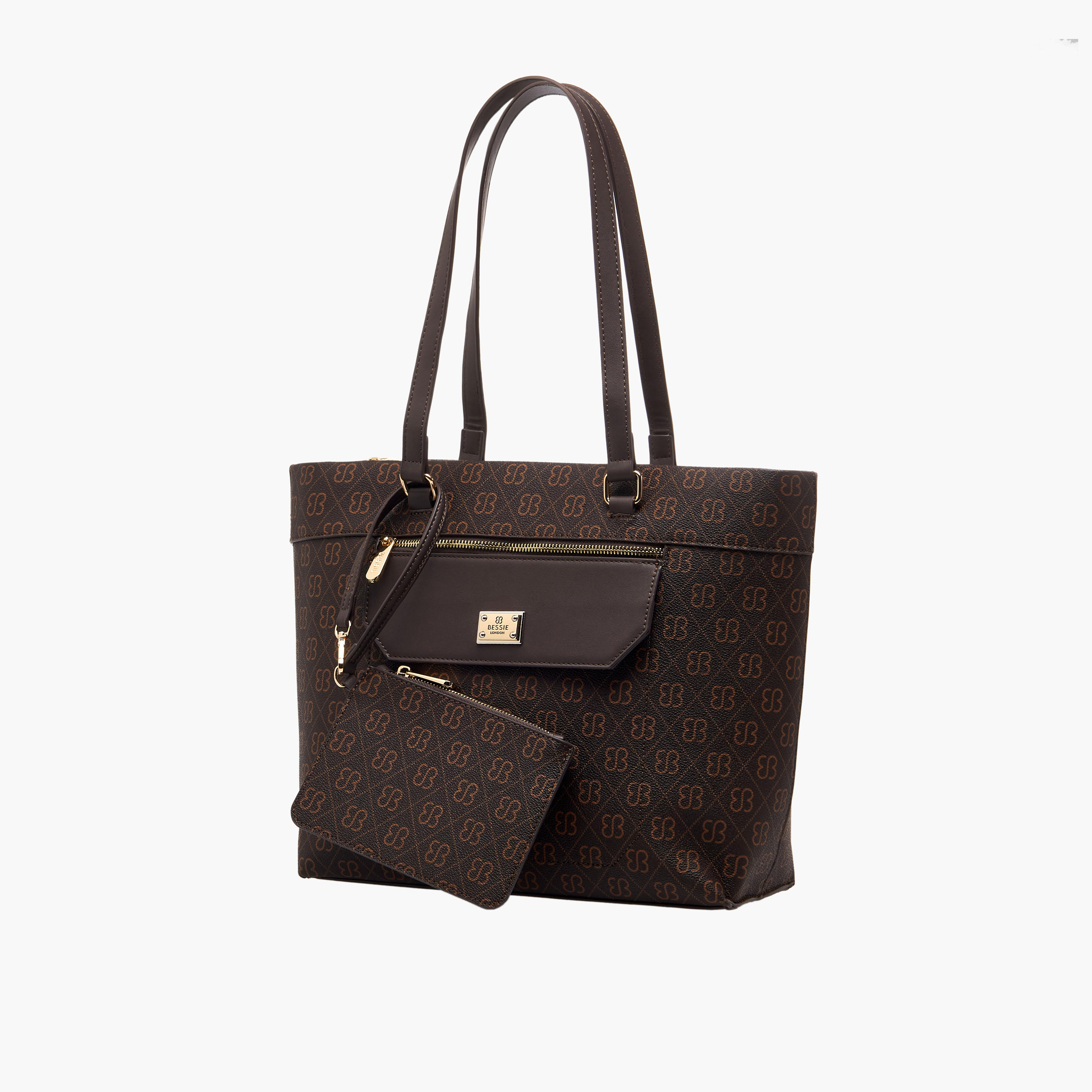 Bessie London Checked Crossbody Bag with Detachable Strap-women-bagsandwallets-handbags-image-3