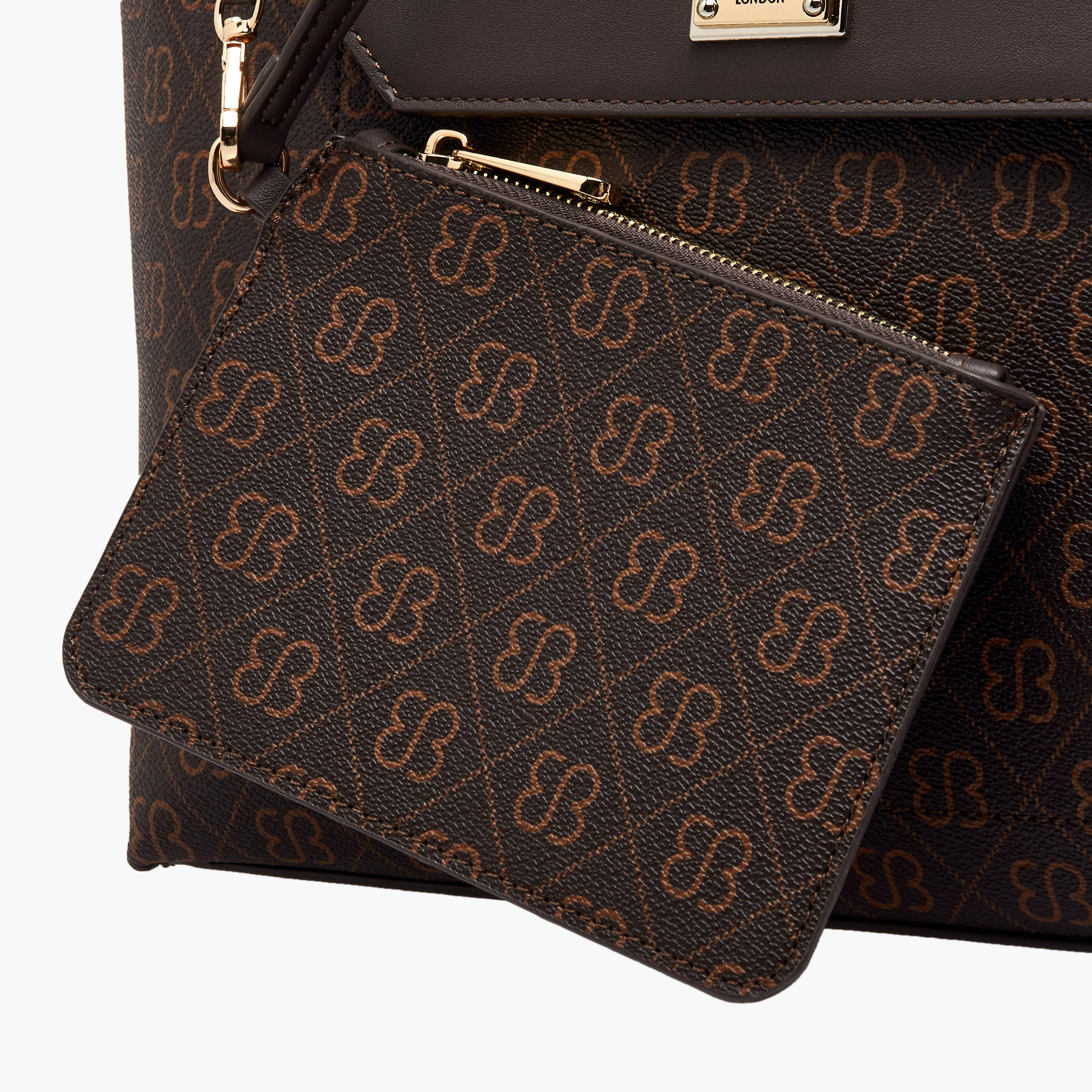 Bessie London Checked Crossbody Bag with Detachable Strap-women-bagsandwallets-handbags-image-7