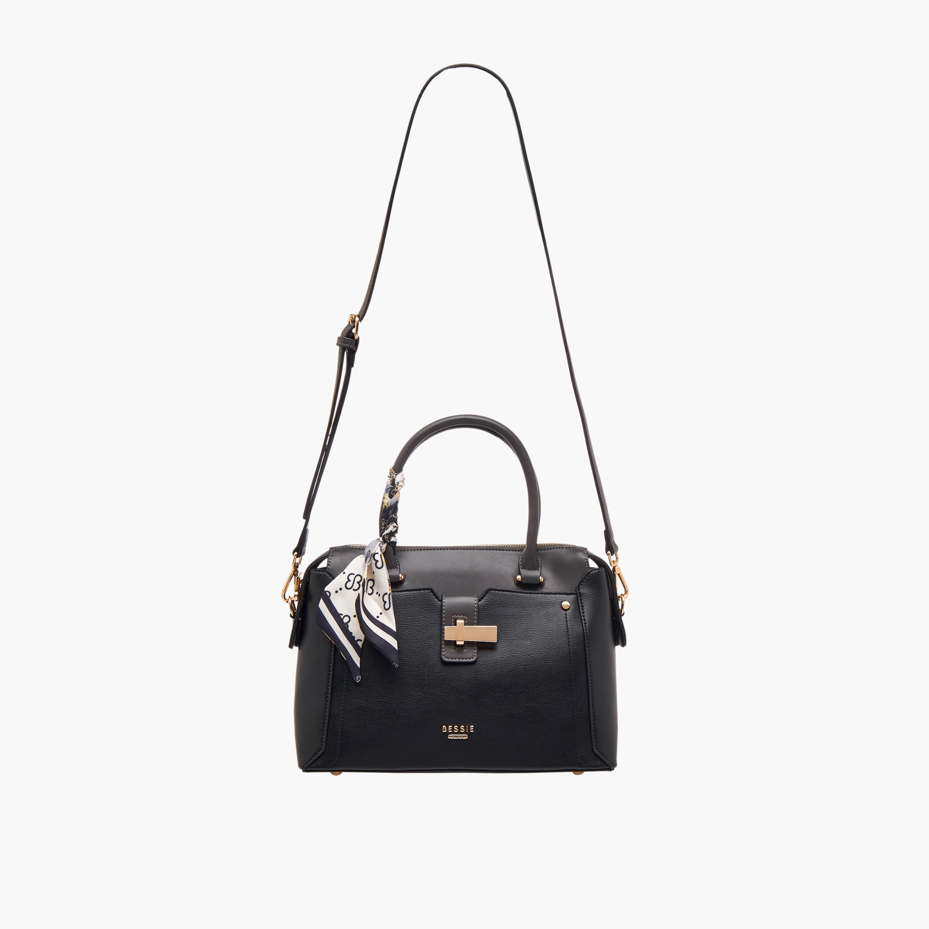 شنطة توتي بزينة وشاح وحزام قابل للفصل من بيسي لندن-women-bagsandwallets-handbags-image-3