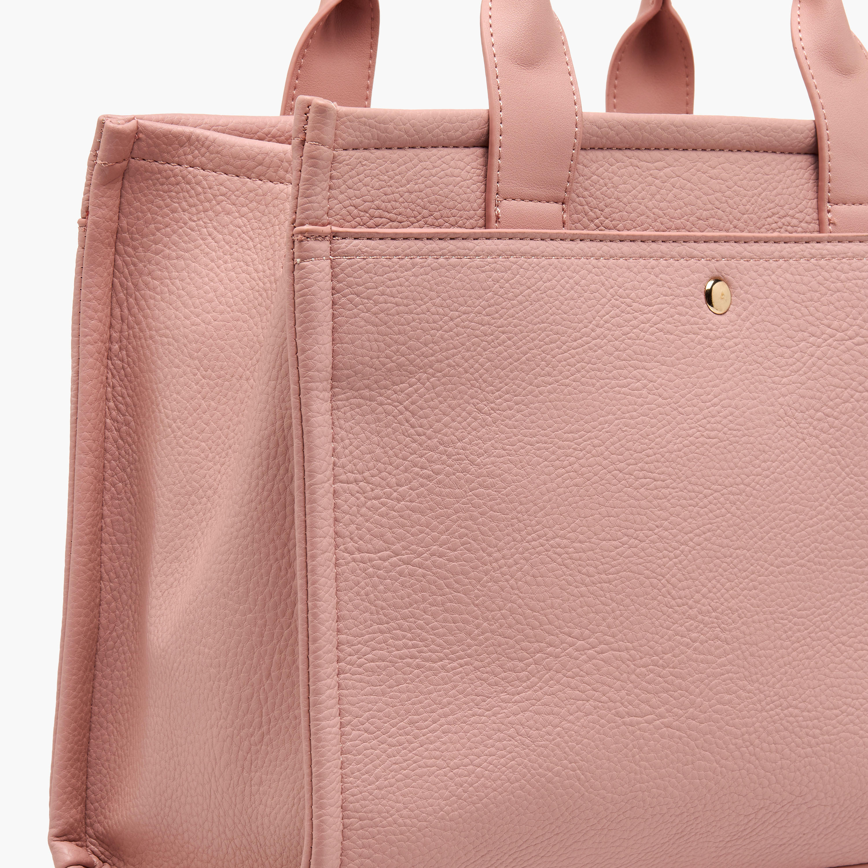 Bessie London Monogram Embossed Tote Bag with Detachable Strap-women-bagsandwallets-handbags-image-6
