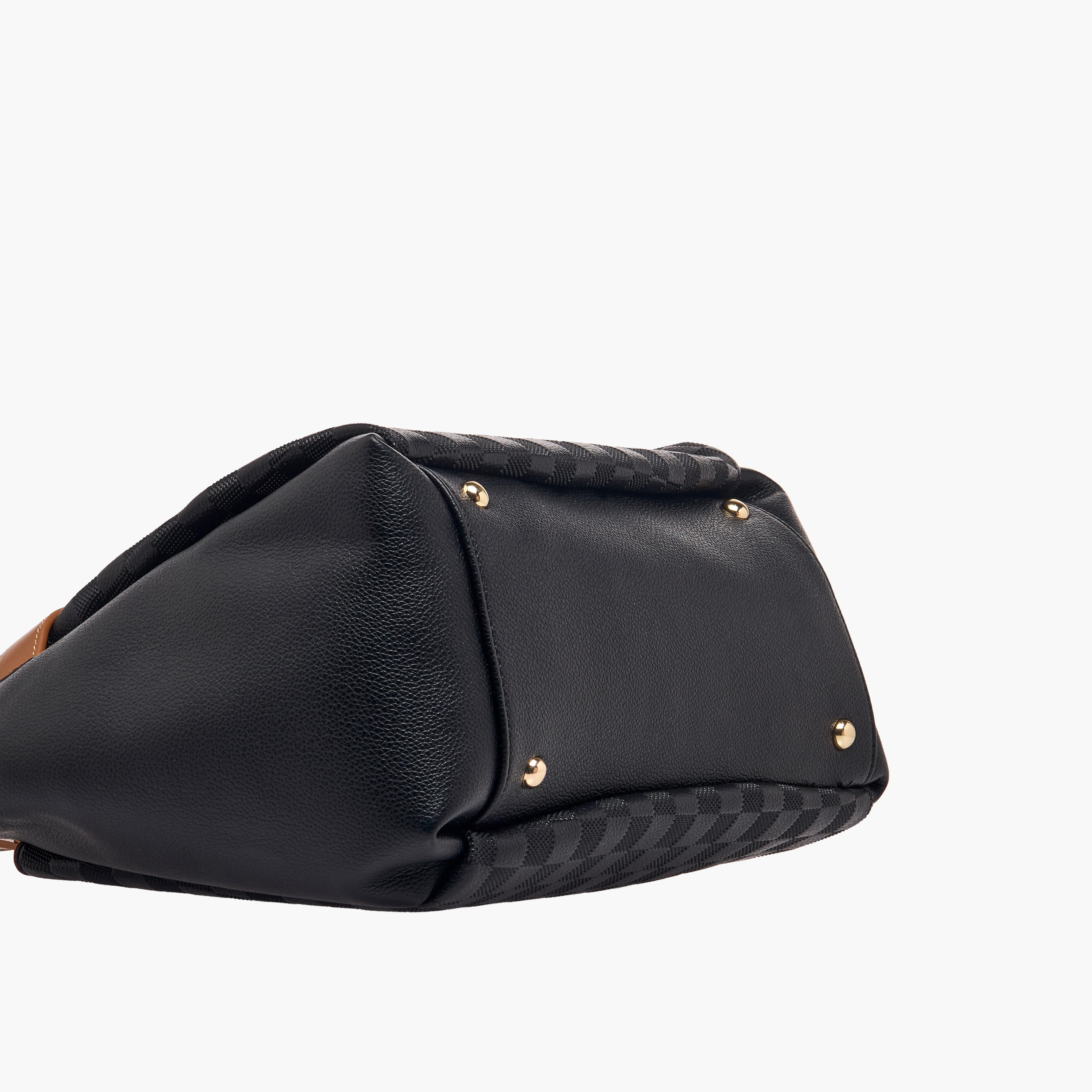 Bessie London Checked Tote Bag with Detachable Strap-women-bagsandwallets-handbags-image-7