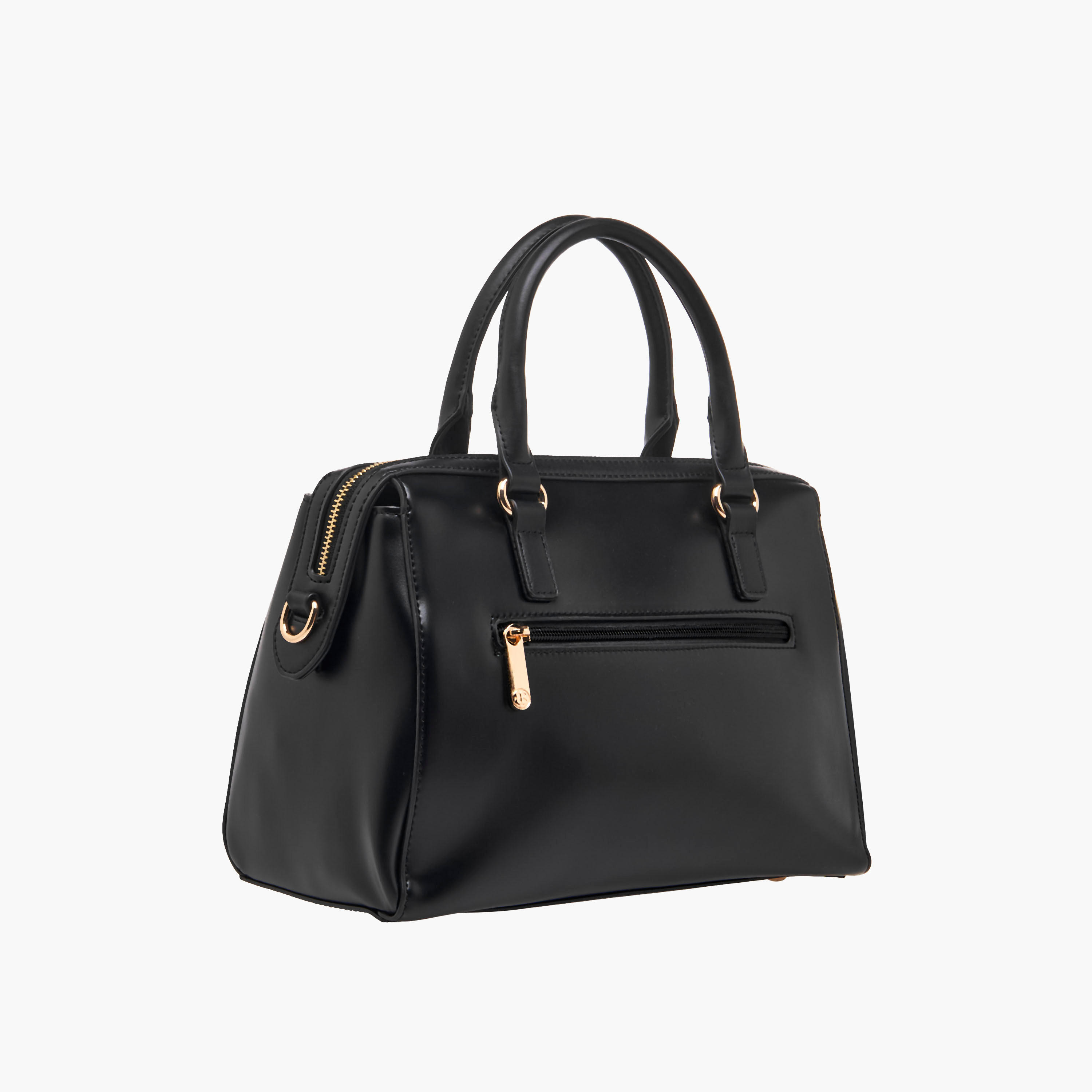 Bessie London Scarf Detail Tote Bag with Detachable Strap-women-bagsandwallets-handbags-image-4