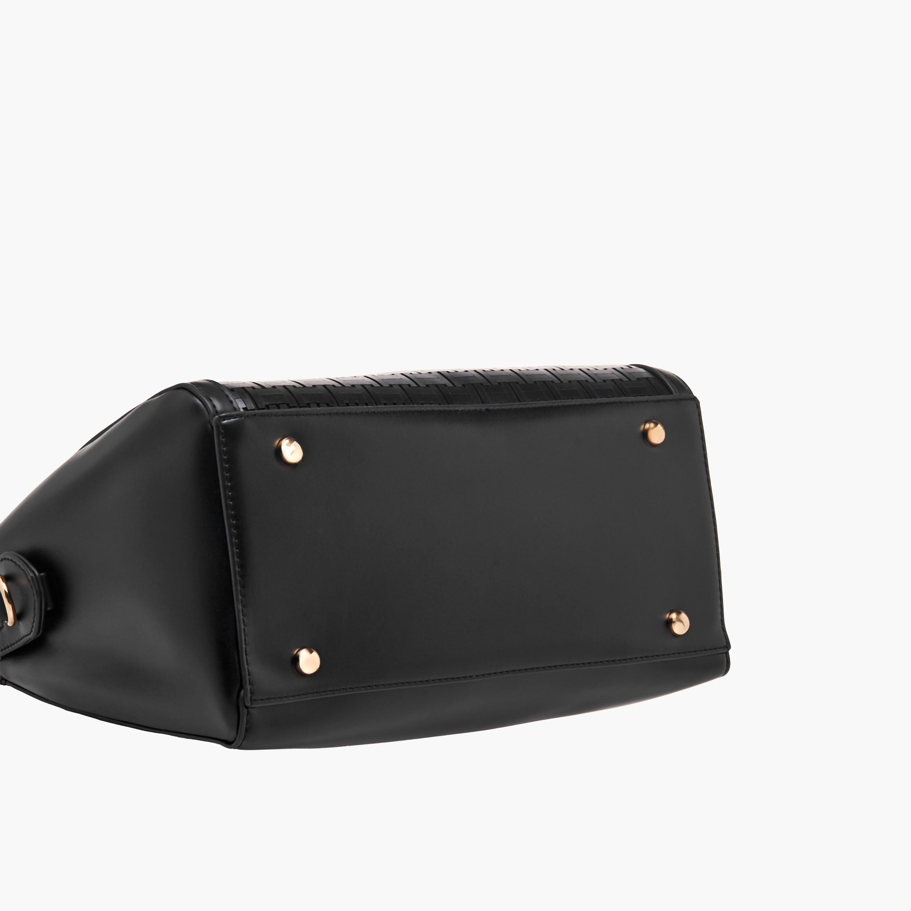 Bessie London Scarf Detail Tote Bag with Detachable Strap-women-bagsandwallets-handbags-image-7