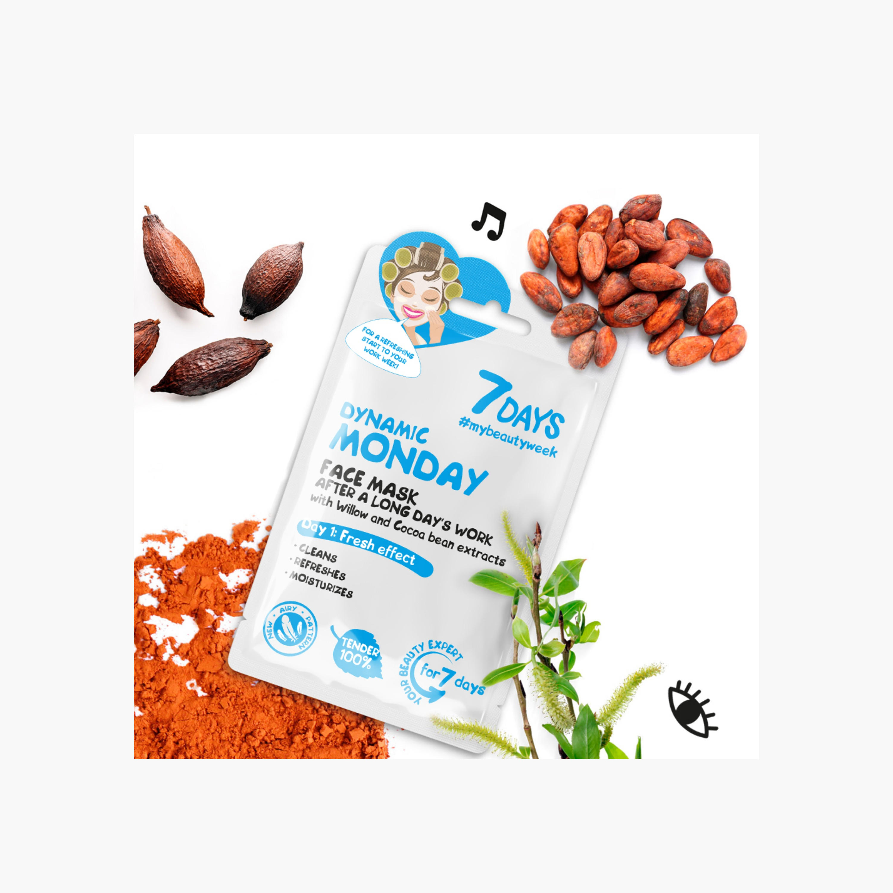 قناع الوجه بخلاصة الصفصاف وحبوب الكاكاو-beautyandpersonalcare-skin-masks-sheetmask-image-5